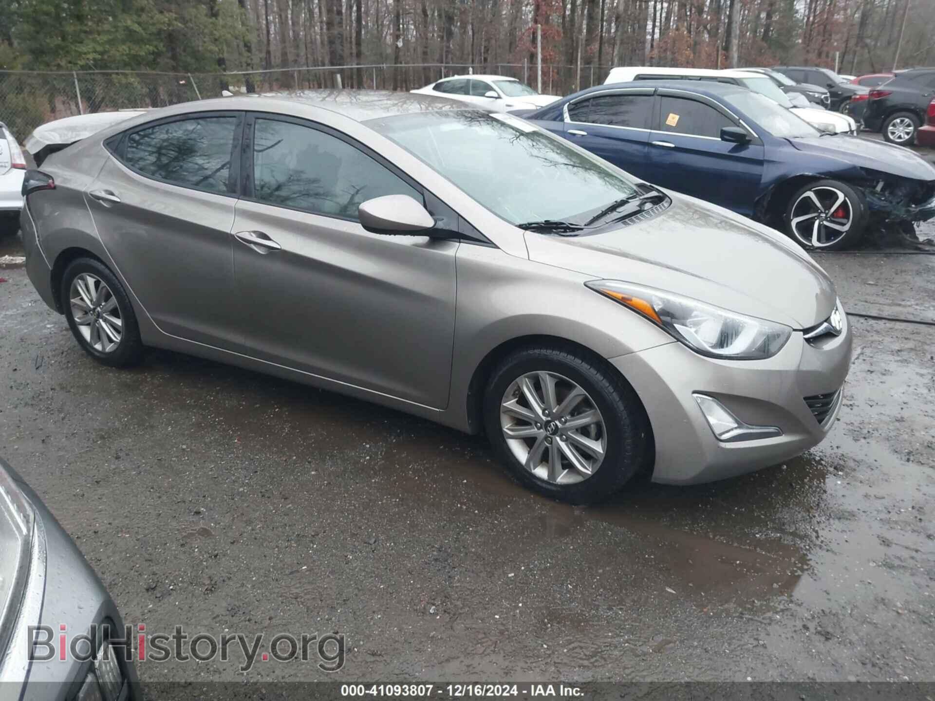 Photo 5NPDH4AE2EH458340 - HYUNDAI ELANTRA 2014