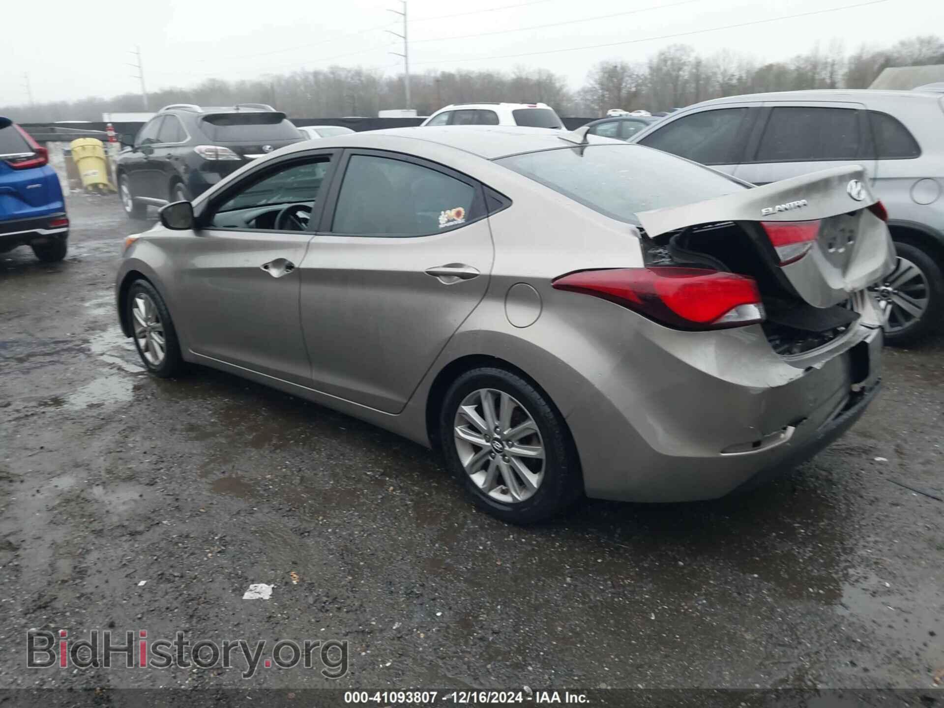 2014 HYUNDAI ELANTRA - VIN: 5NPDH4AE2EH458340 - Фото 3