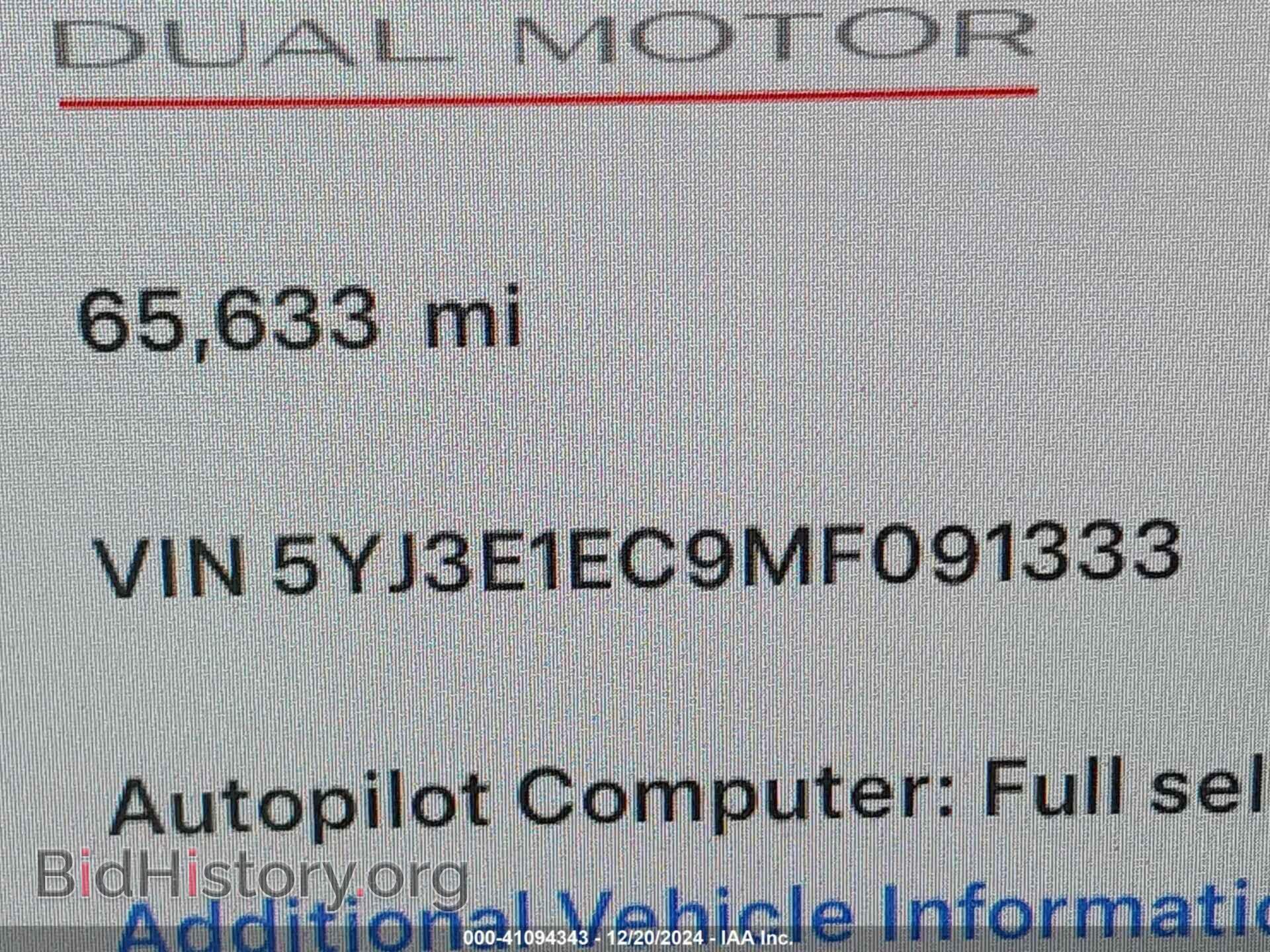 2021 TESLA MODEL 3 - VIN: 5YJ3E1EC9MF091333 - Фото 9