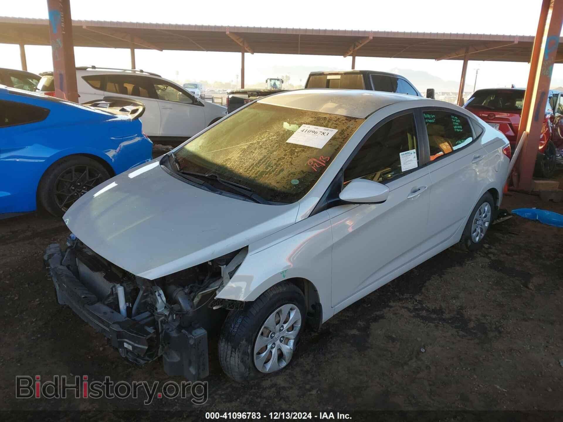 2016 HYUNDAI ACCENT - VIN: KMHCT4AEXGU063496 - Фото 2