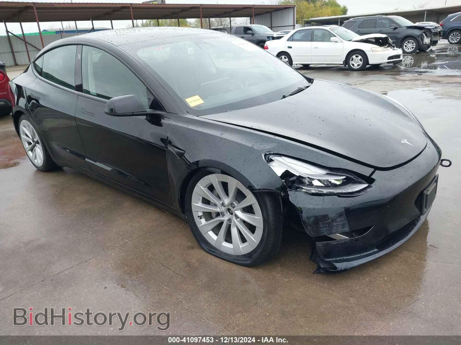 Photo 5YJ3E1EB6NF363510 - TESLA MODEL 3 2022