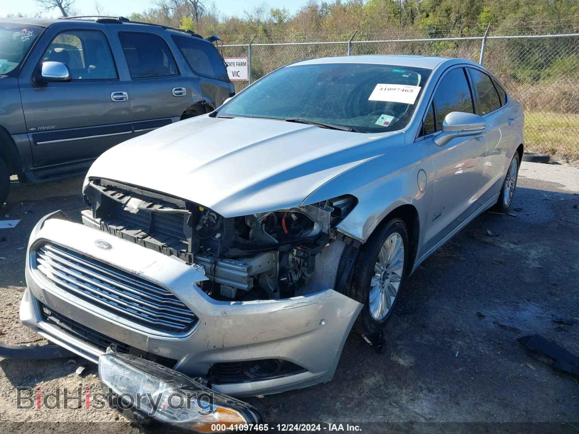 2013 FORD FUSION ENERGI - VIN: 3FA6P0SUXDR285145 - Фото 2