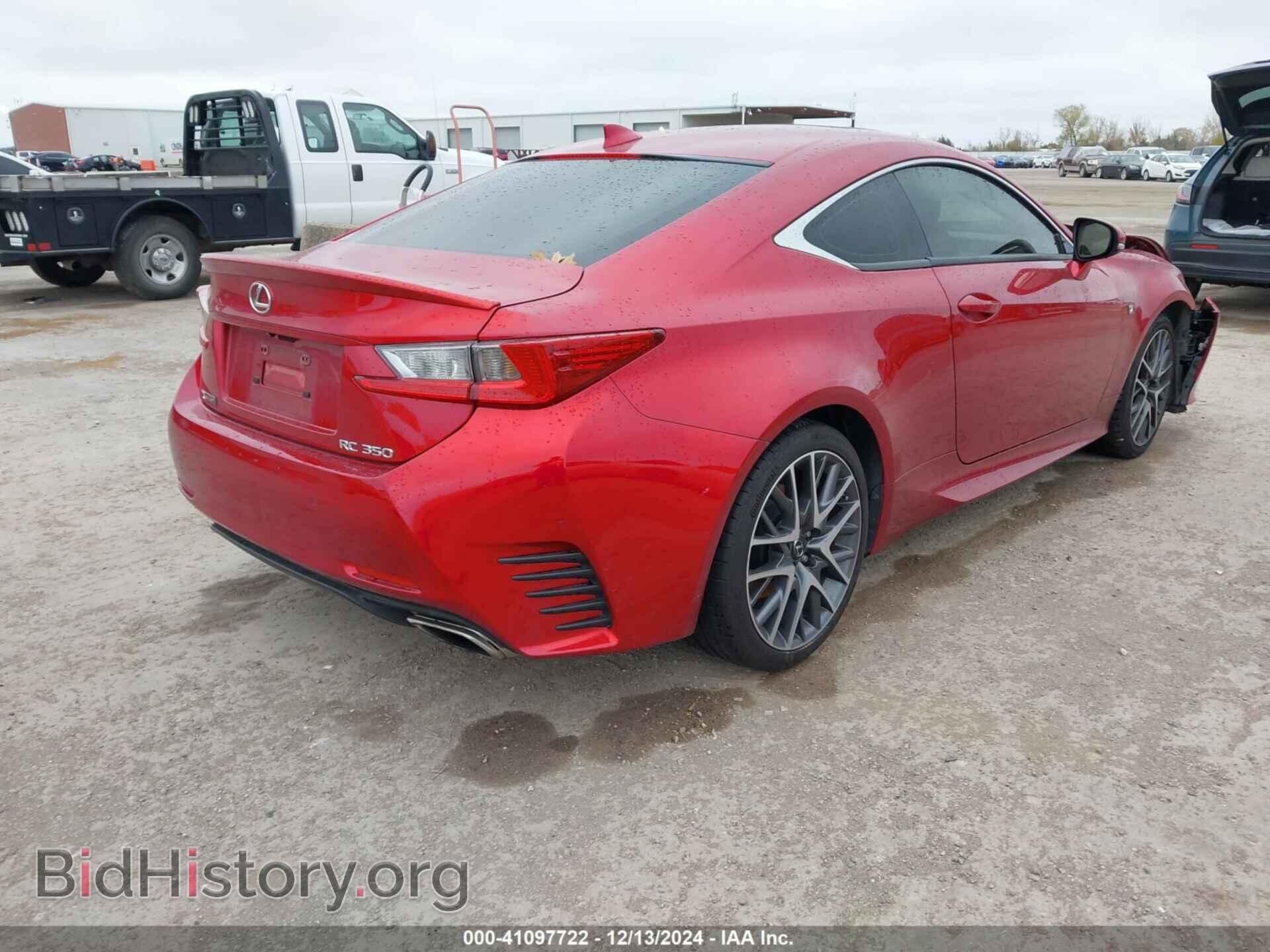 2016 LEXUS RC 350 - VIN: JTHHE5BCXG5013813 - Фото 4