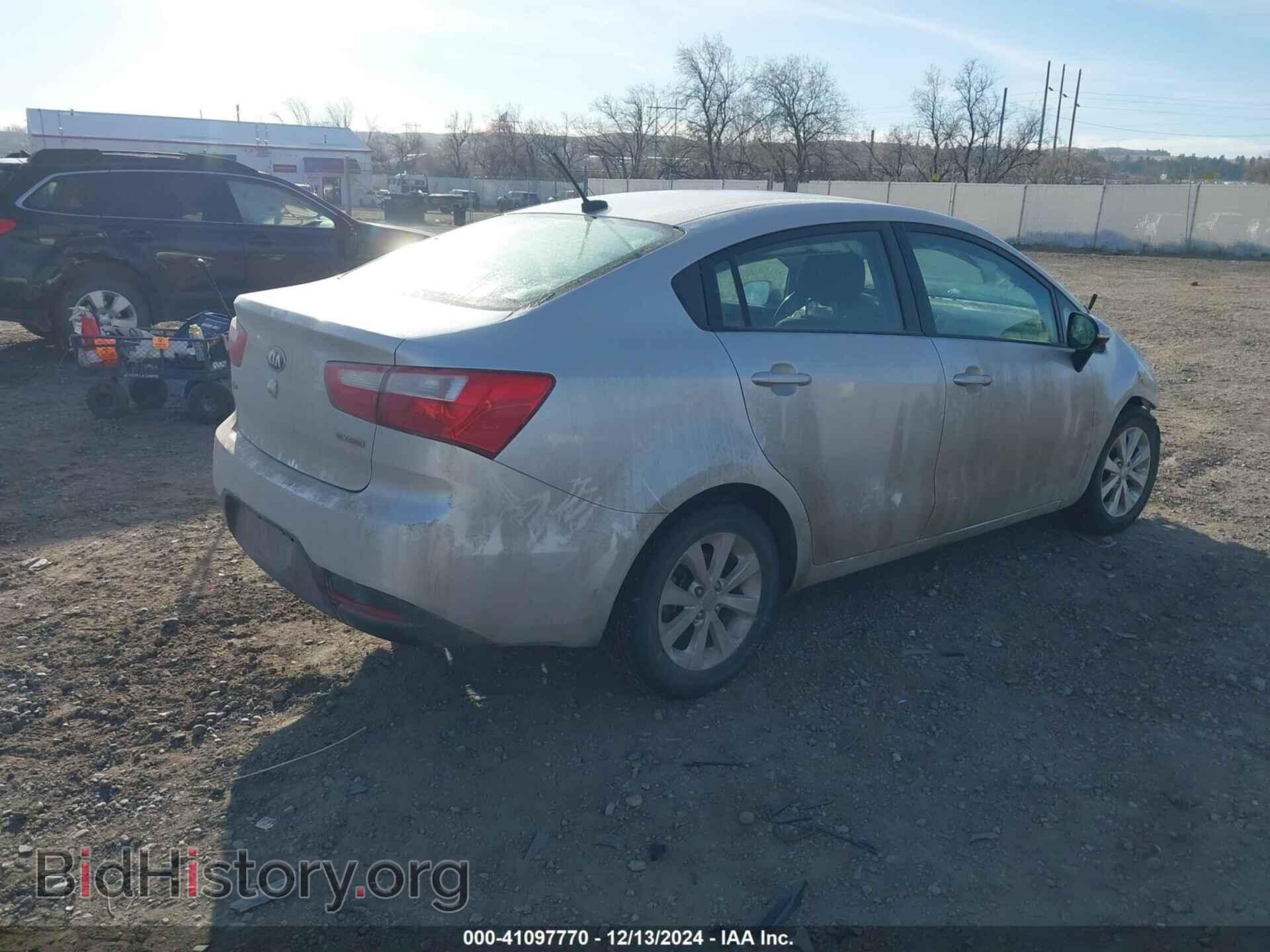 2014 KIA RIO - VIN: KNADN4A32E6407323 - Фото 4