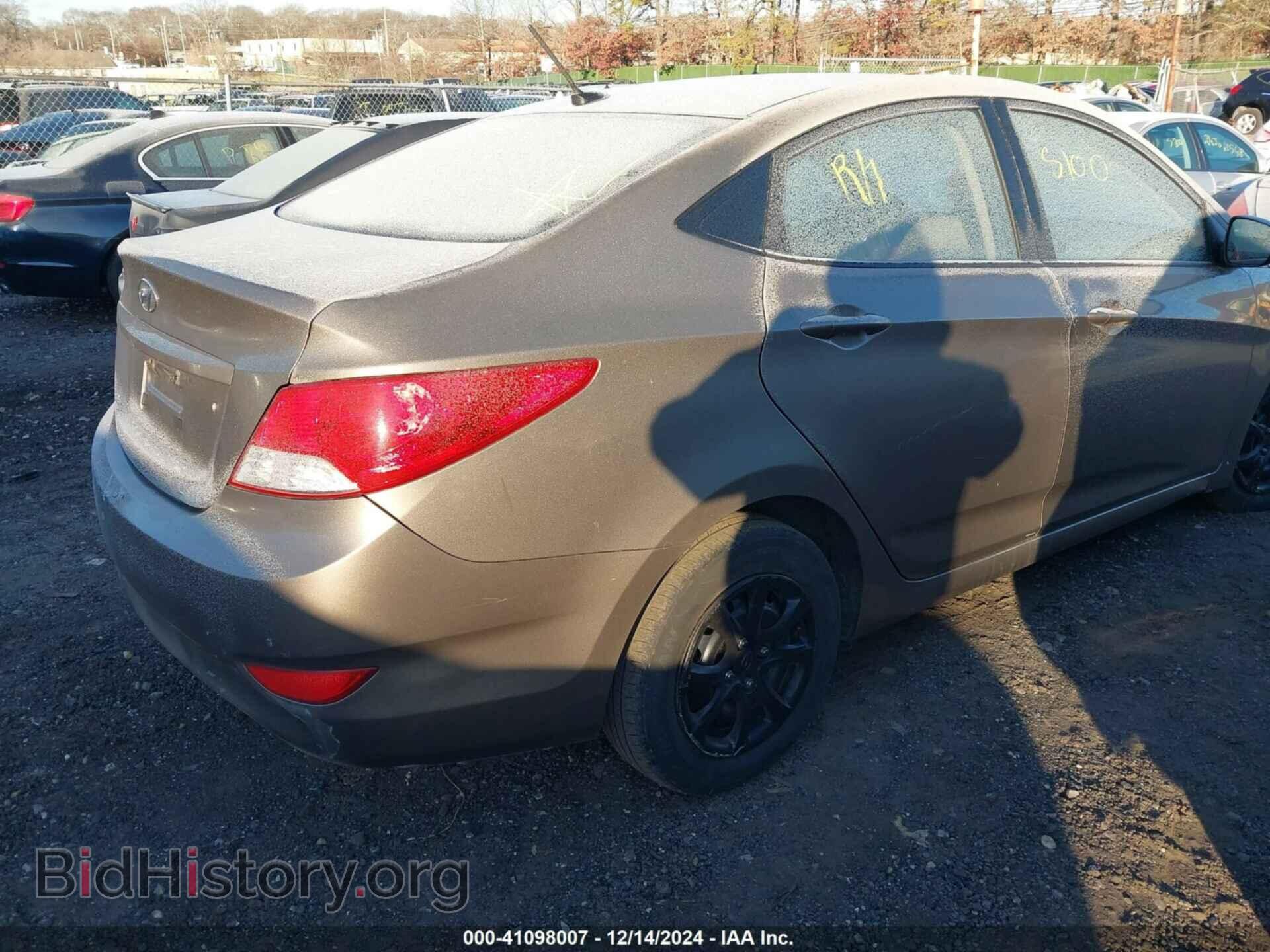 2014 HYUNDAI ACCENT - VIN: KMHCT4AE1EU706301 - Фото 4