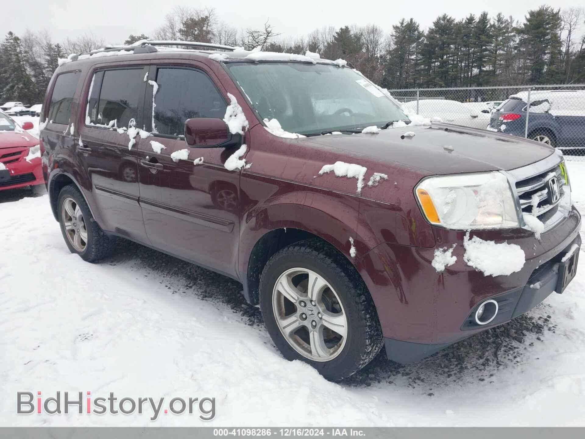 Фотография 5FNYF3H55DB005365 - HONDA PILOT 2013
