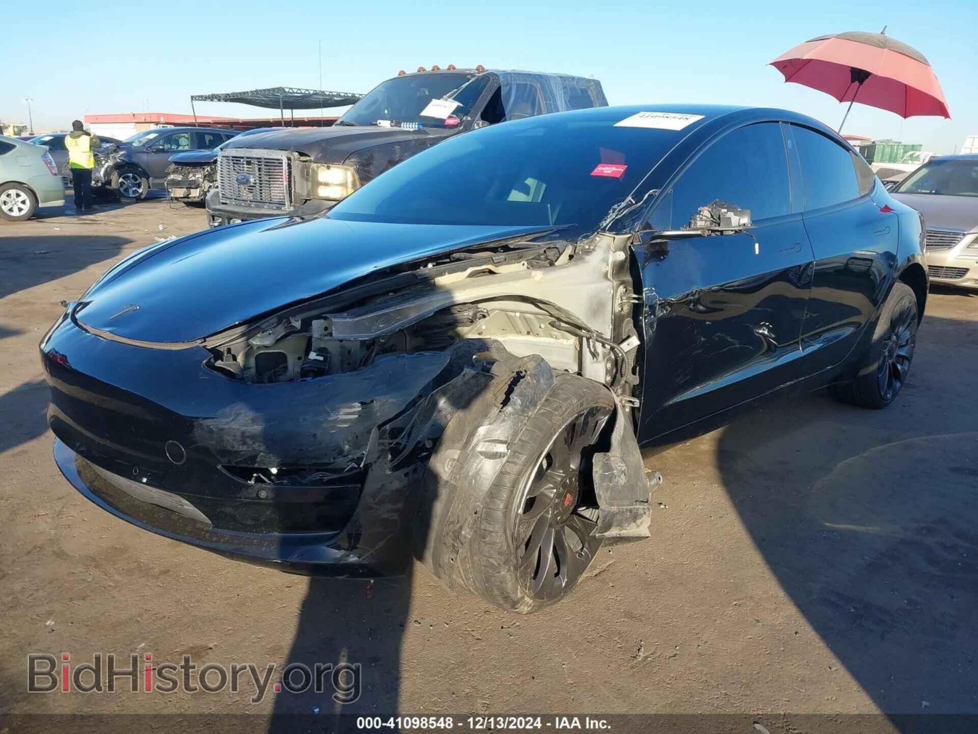 2022 TESLA MODEL 3 - VIN: 5YJ3E1EB5NF313360 - Фото 2