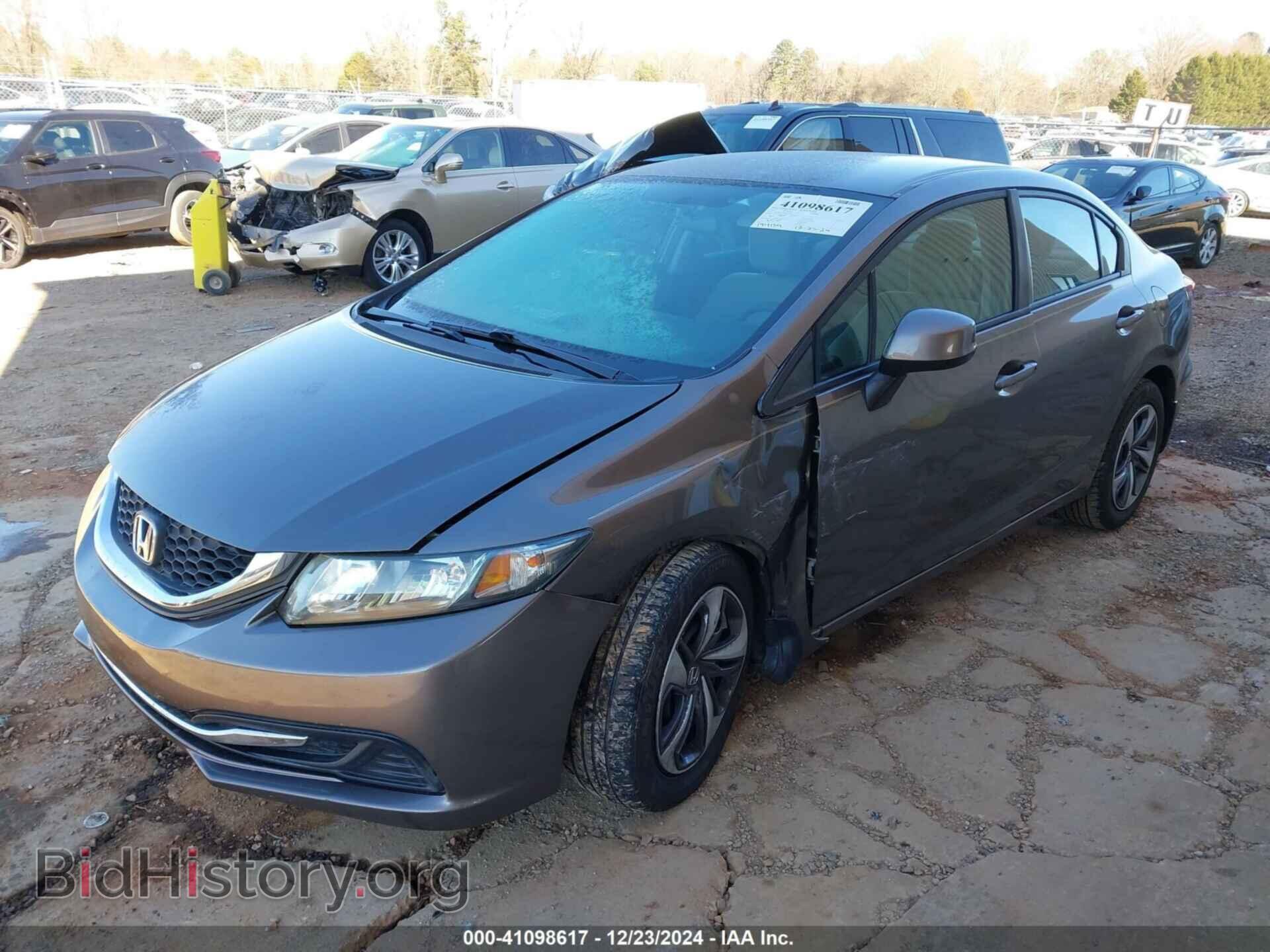 2013 HONDA CIVIC - VIN: 2HGFB2F55DH509975 - Фото 2