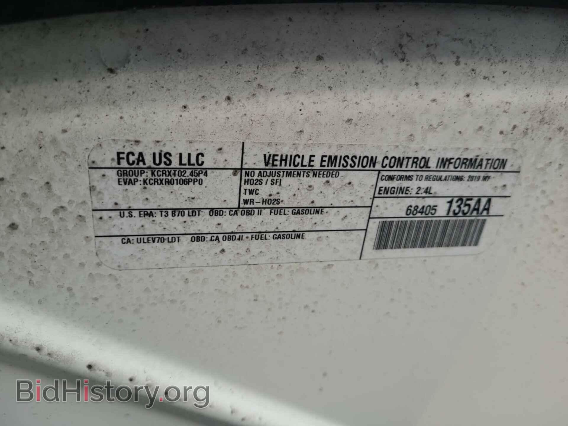2019 JEEP COMPASS - VIN: 3C4NJDBB7KT671910 - Фото 2