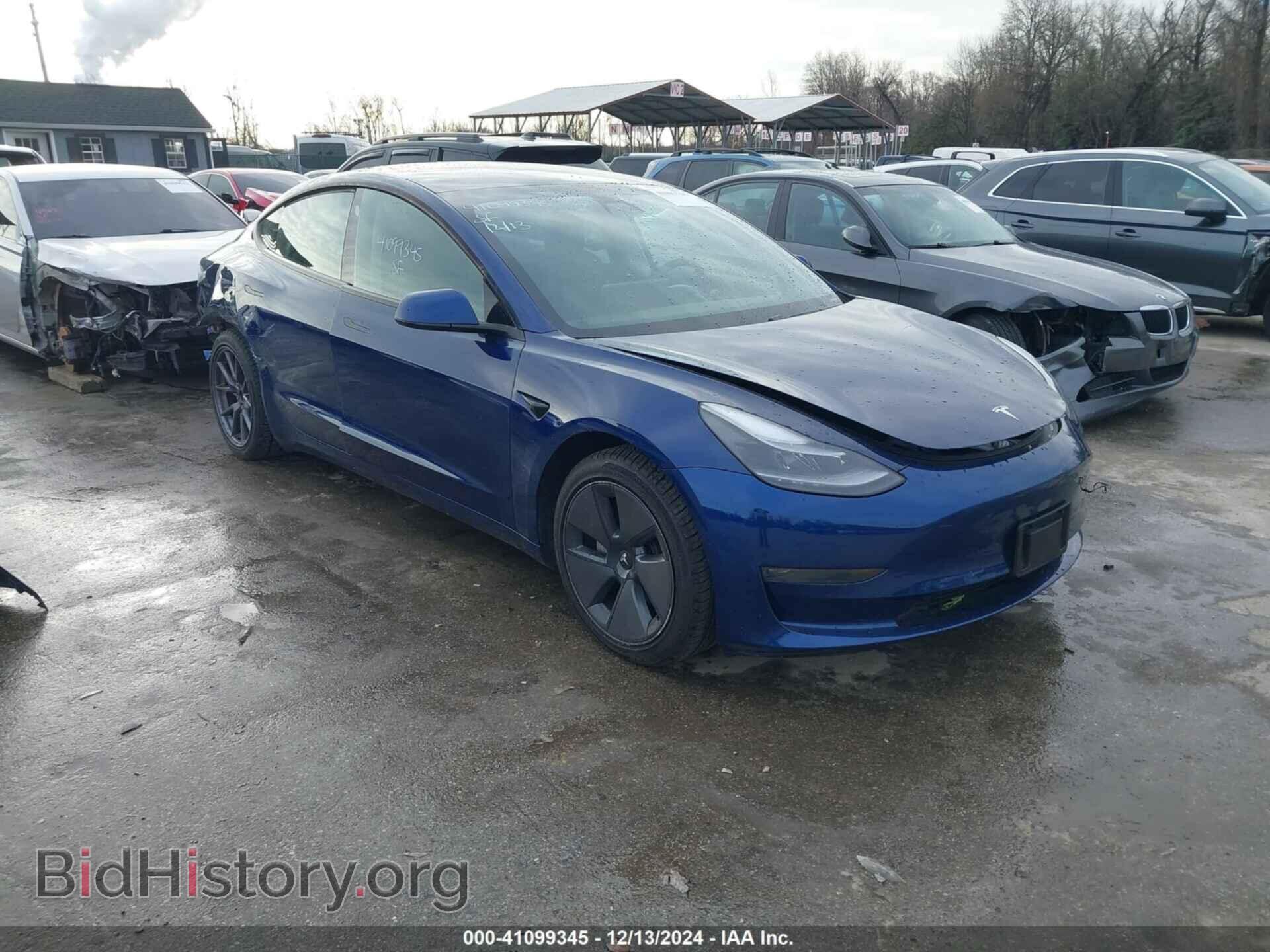 Photo 5YJ3E1EA5MF017518 - TESLA MODEL 3 2021