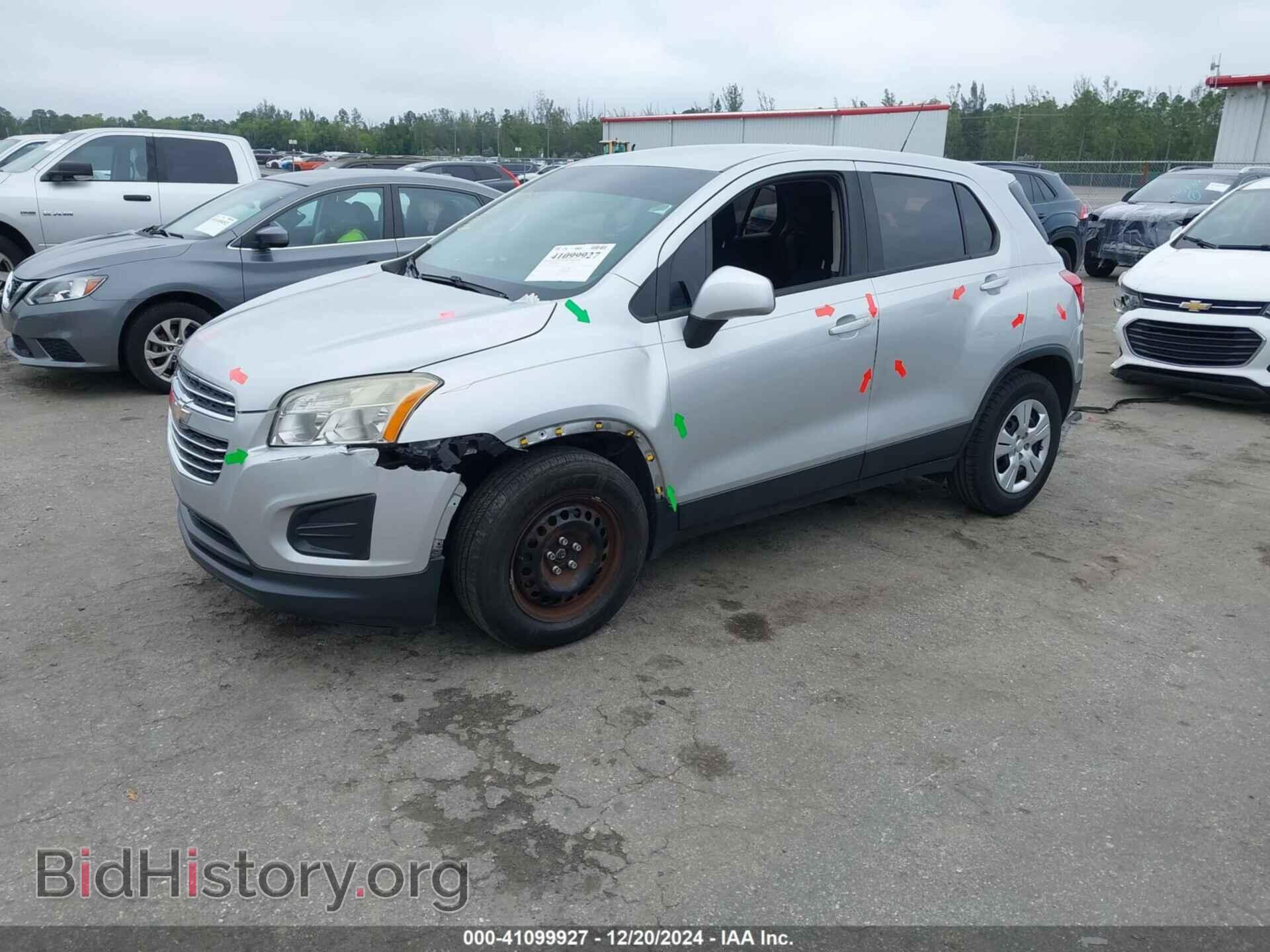 2016 CHEVROLET TRAX - VIN: KL7CJKSB7GB761379 - Фото 2