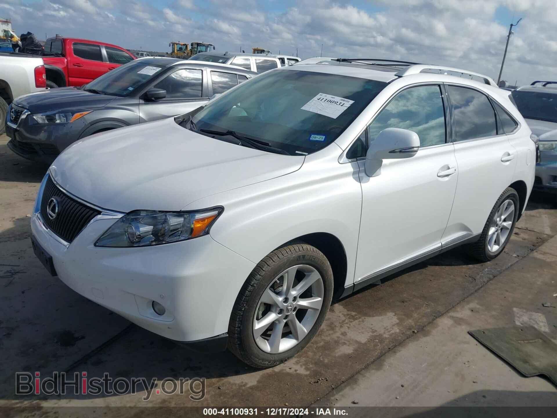 2012 LEXUS RX - VIN: 2T2ZK1BA0CC066373 - Фото 2