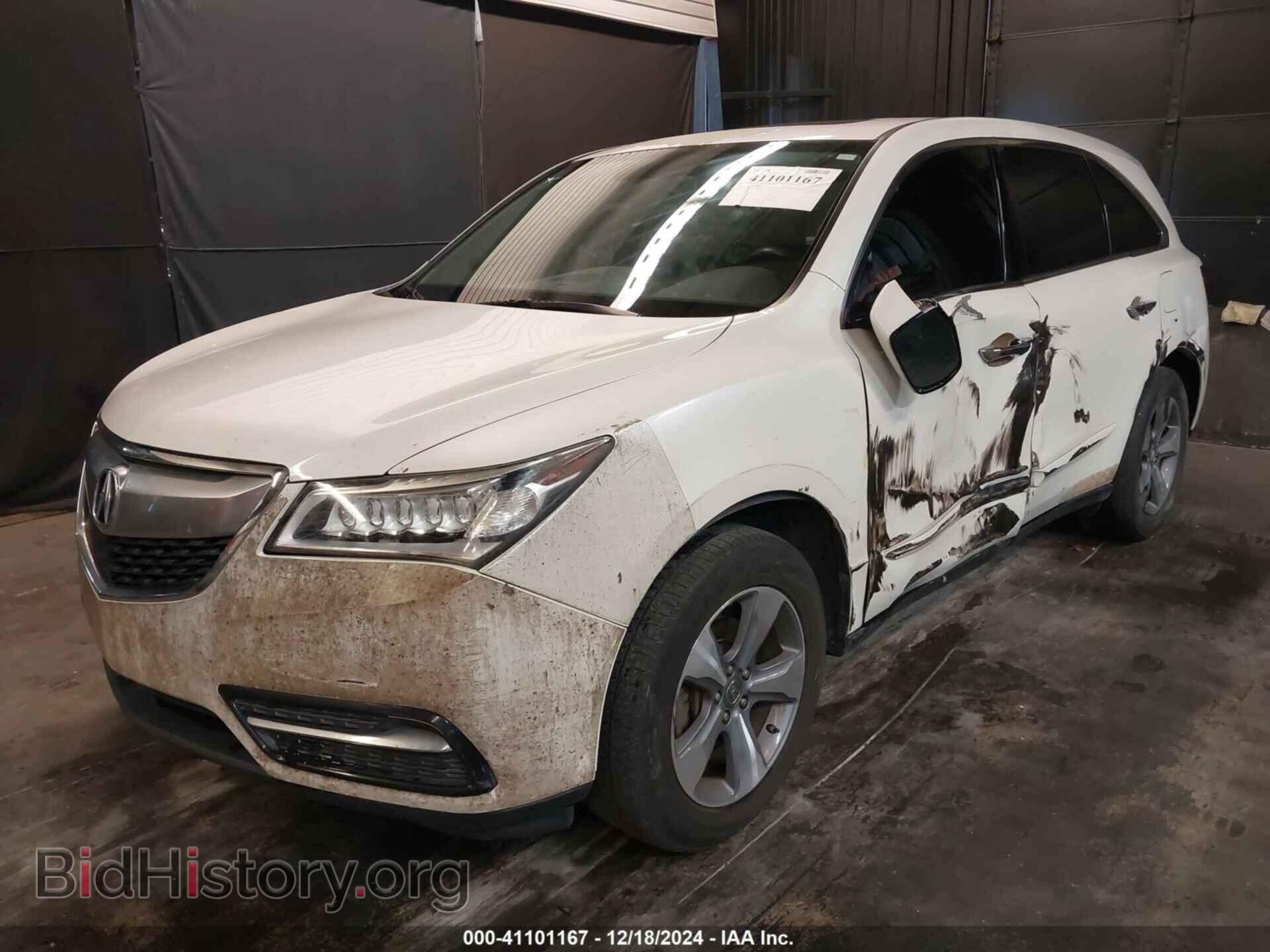 2014 ACURA MDX - VIN: 5FRYD3H28EB003234 - Фото 2