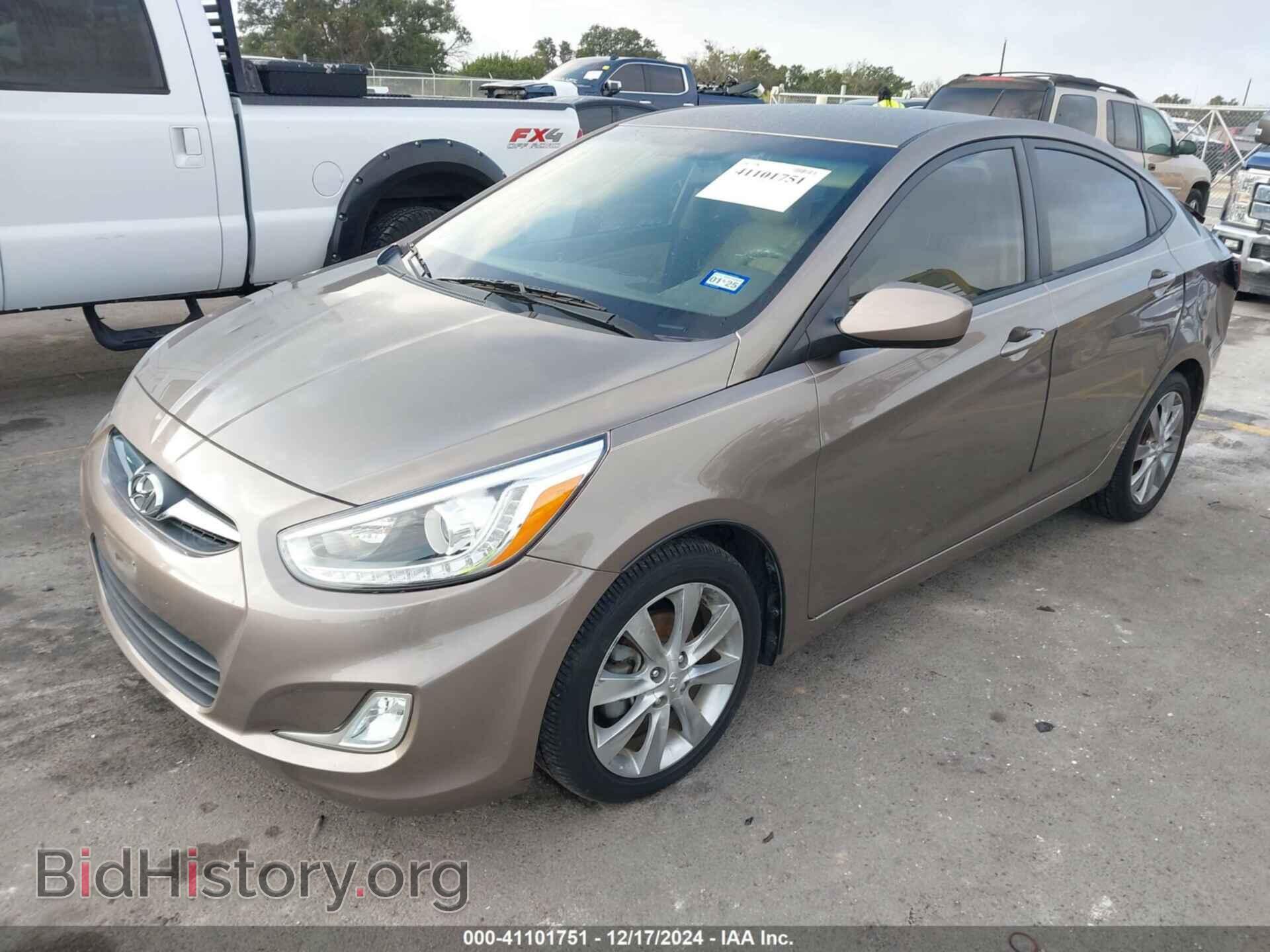 2014 HYUNDAI ACCENT - VIN: KMHCU4AE9EU676395 - Фото 2