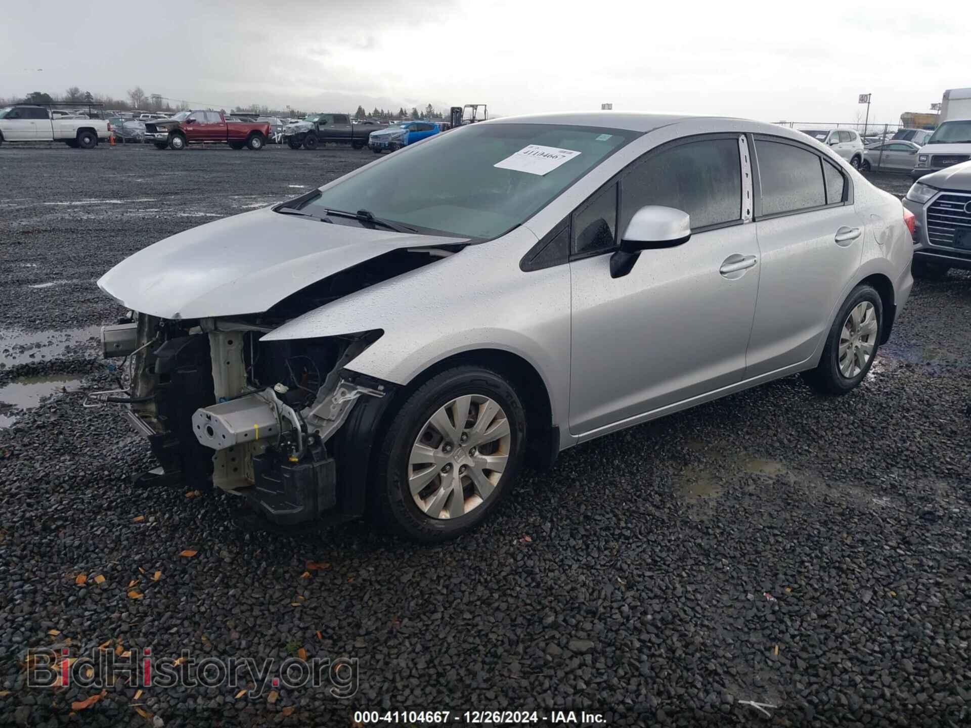 2012 HONDA CIVIC - VIN: 2HGFB2F5XCH602862 - Фото 2