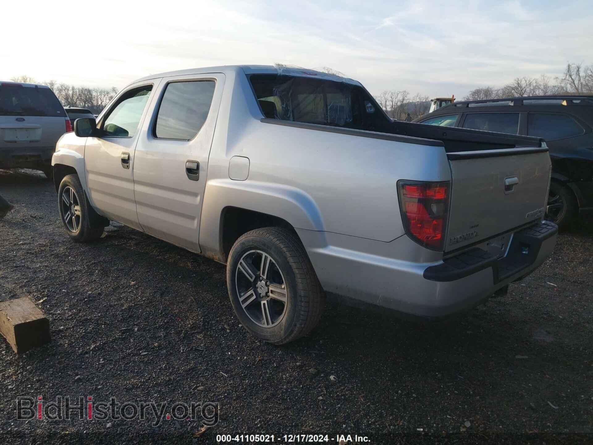2014 HONDA RIDGELINE - VIN: 5FPYK1F72EB001979 - Фото 3