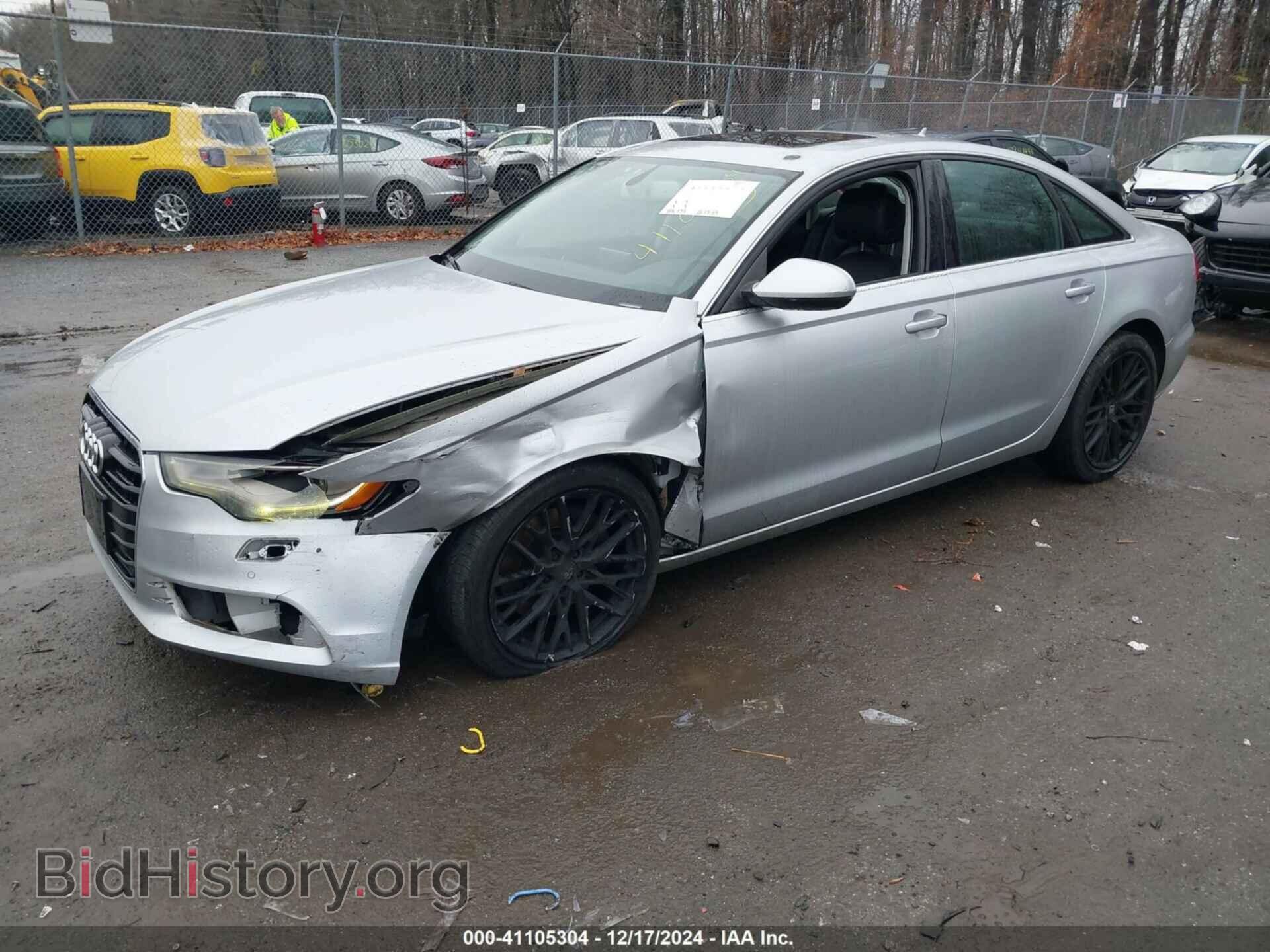 2014 AUDI A6 - VIN: WAUGFAFC7EN138825 - Фото 2