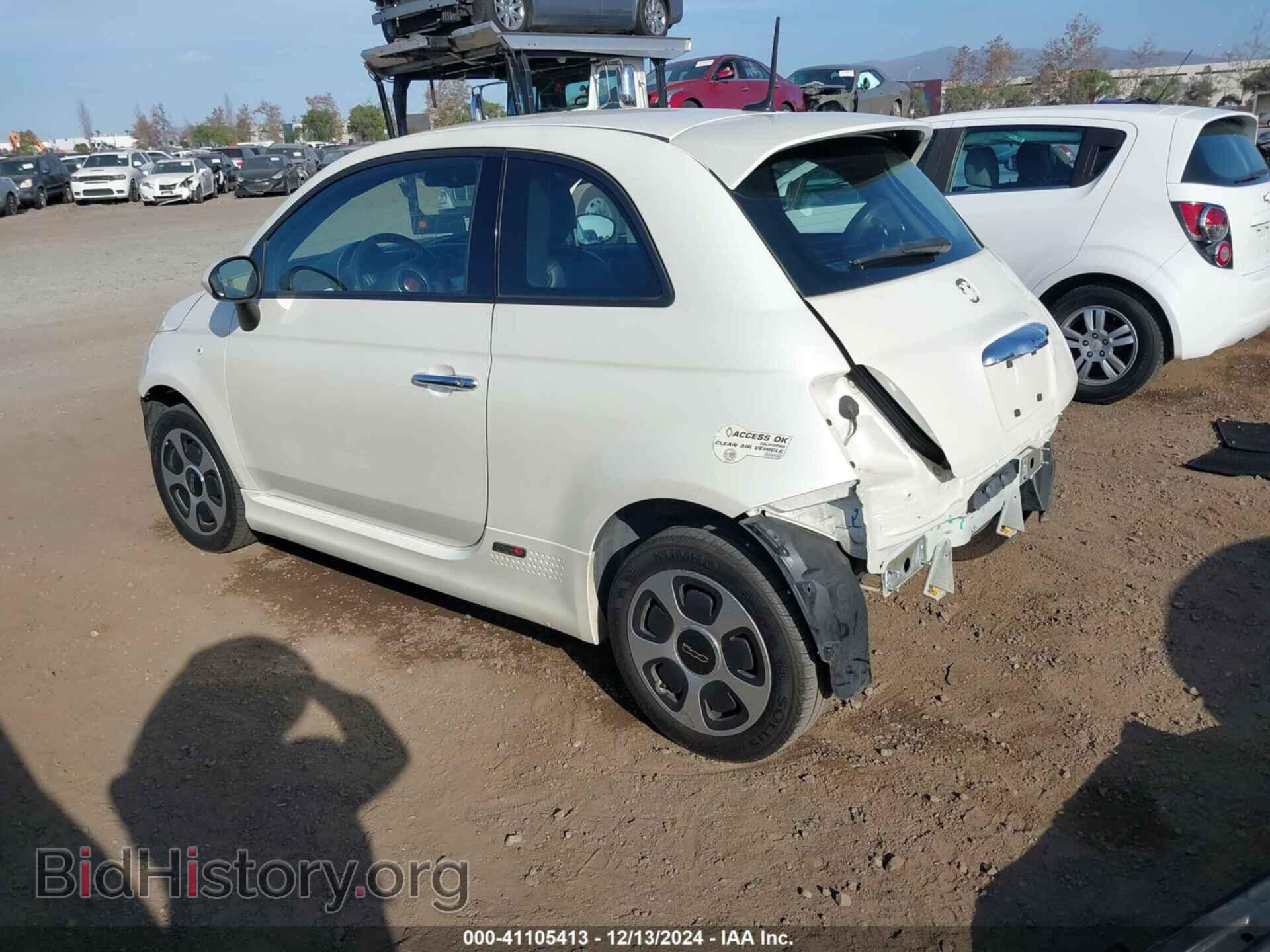 2015 FIAT 500E - VIN: 3C3CFFGEXFT756564 - Фото 3