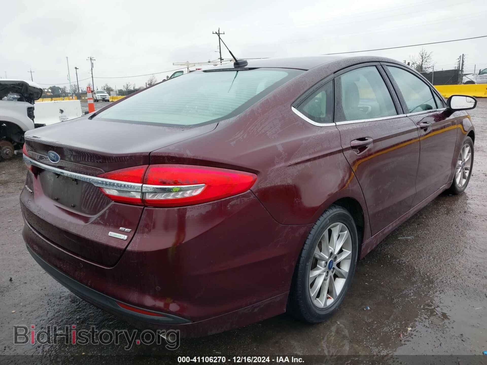 2017 FORD FUSION - VIN: 3FA6P0HD0HR277004 - Фото 4