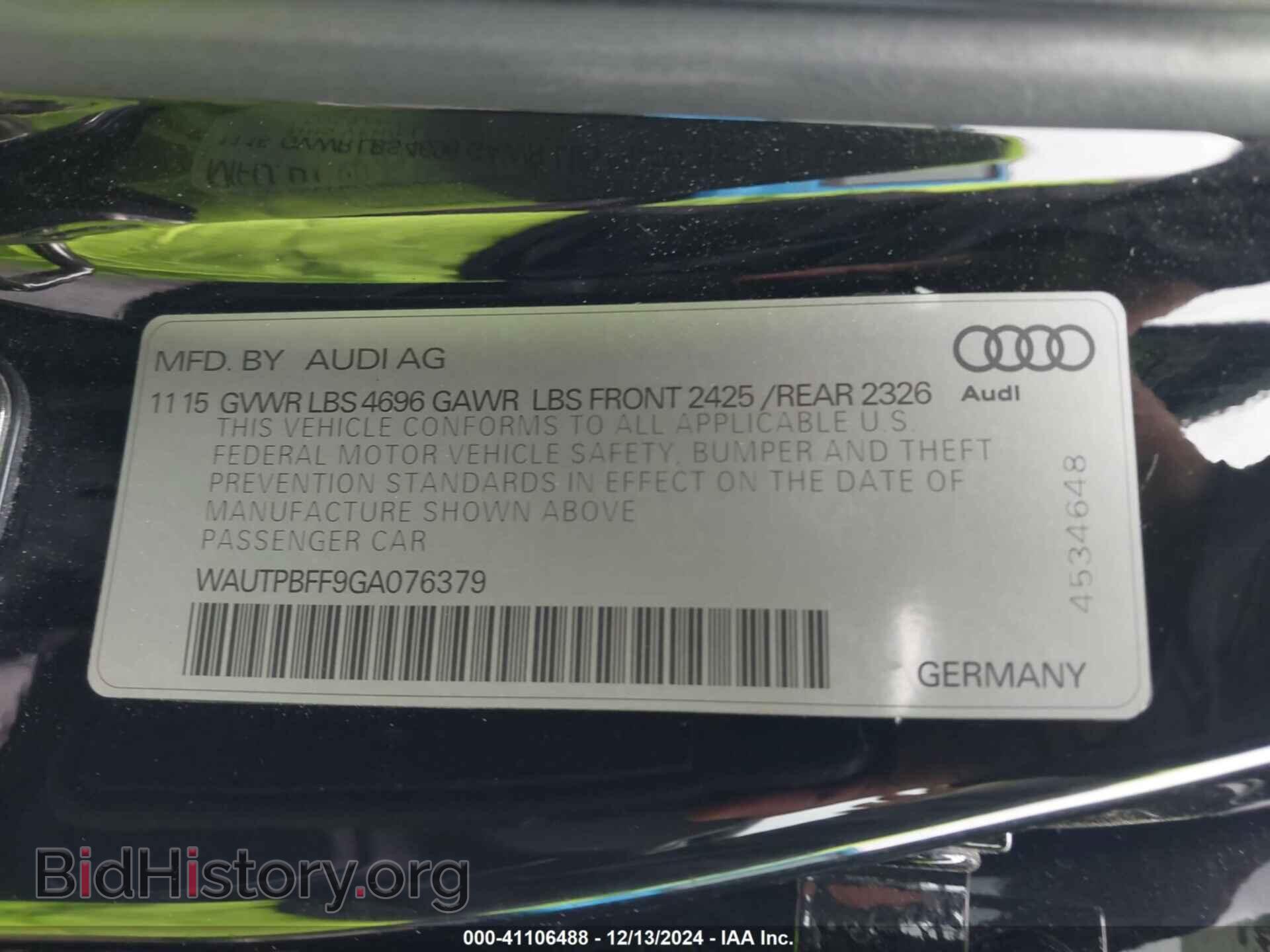 2016 AUDI A3 E-TRON - VIN: WAUTPBFF9GA076379 - Фото 9