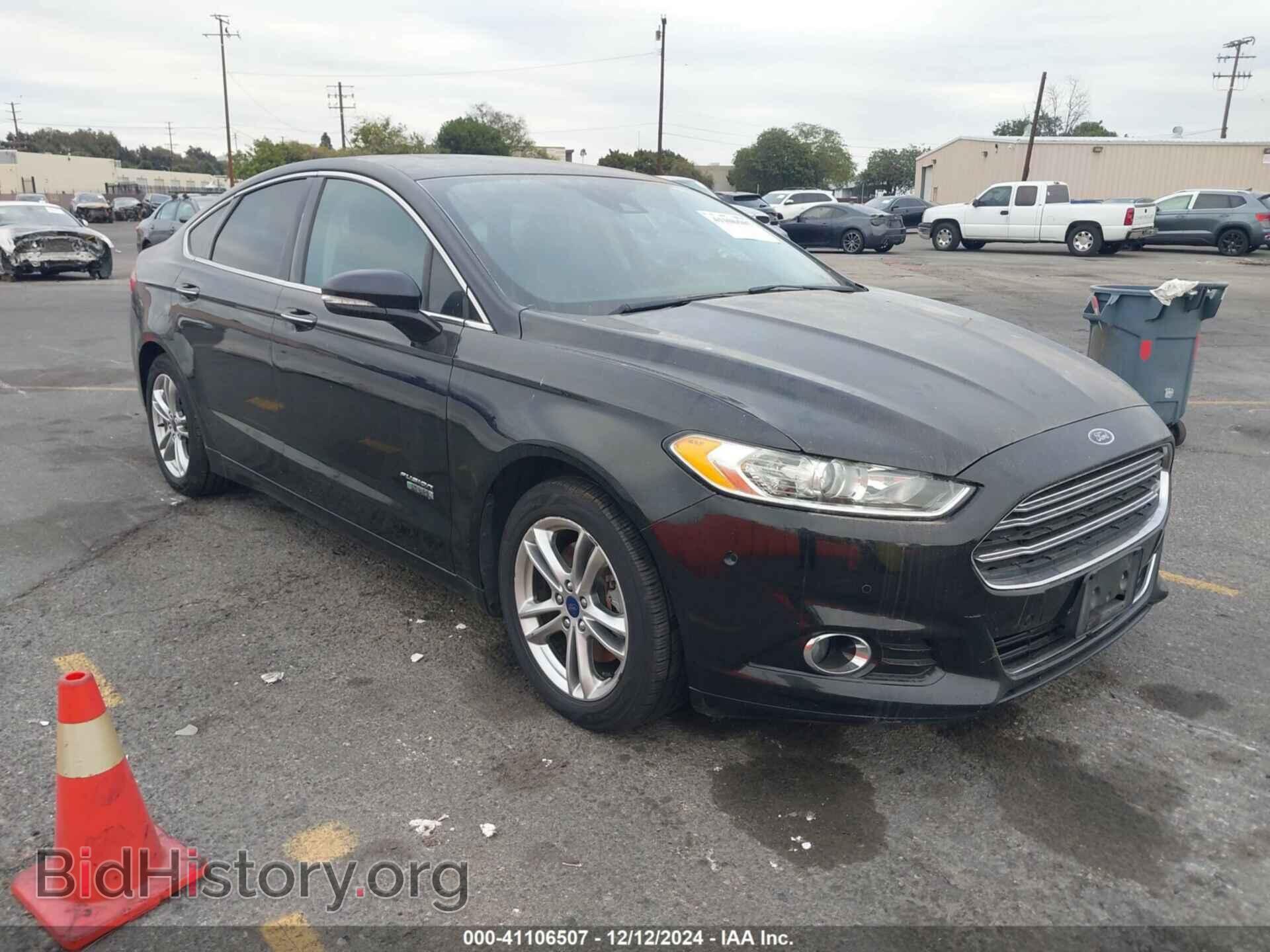 Фотография 3FA6P0SUXGR320626 - FORD FUSION ENERGI 2016