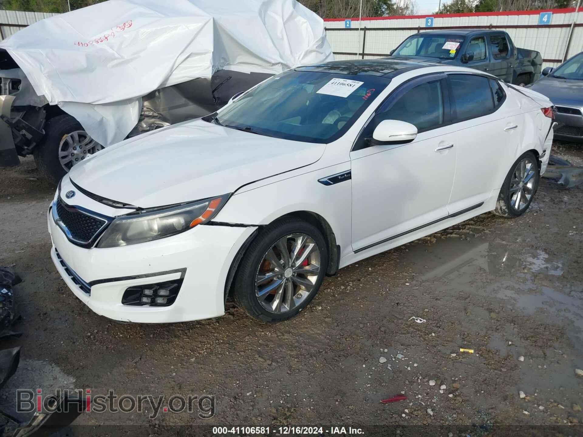 2015 KIA OPTIMA - VIN: 5XXGR4A63FG389576 - Фото 2