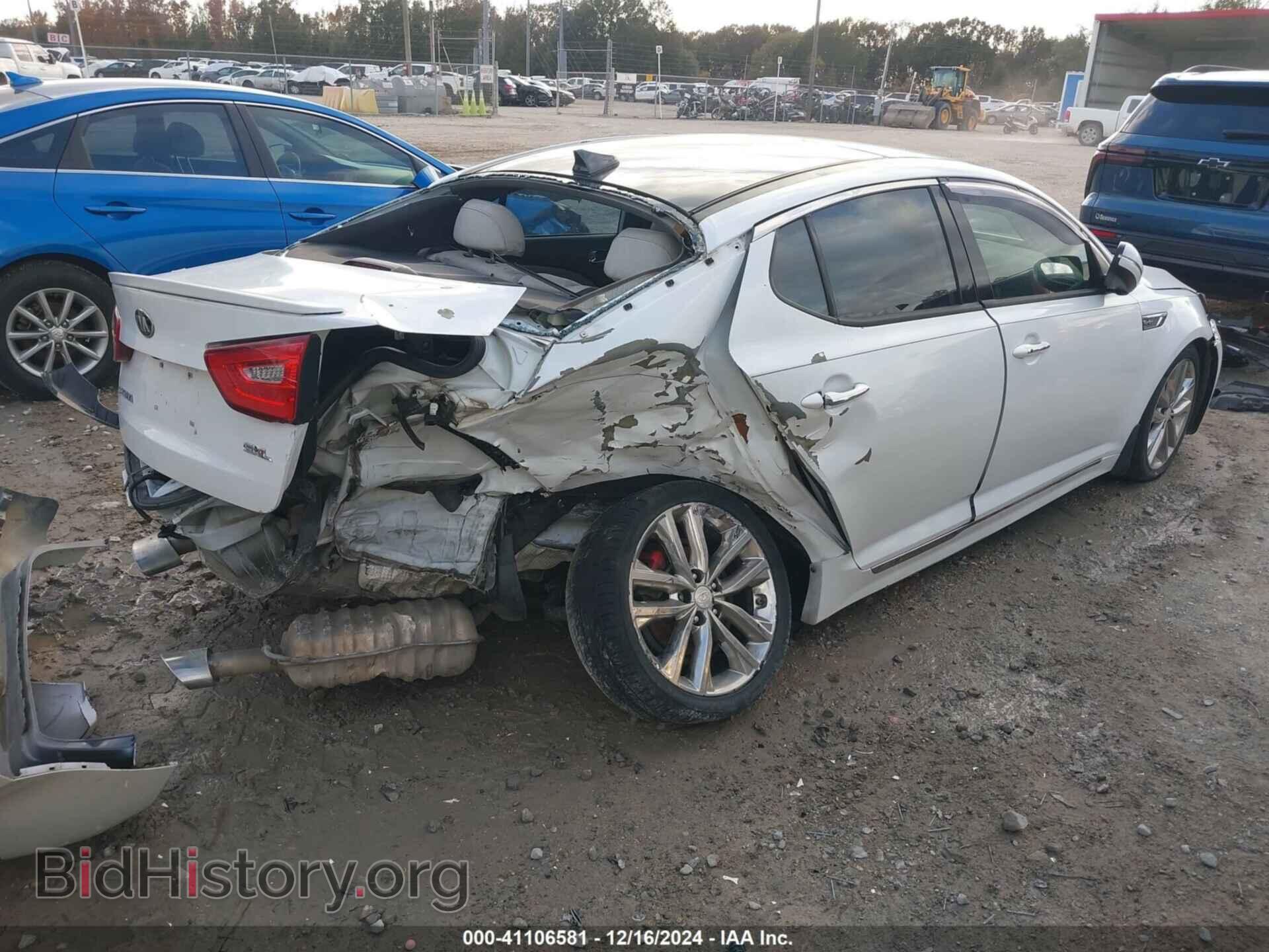 2015 KIA OPTIMA - VIN: 5XXGR4A63FG389576 - Фото 4