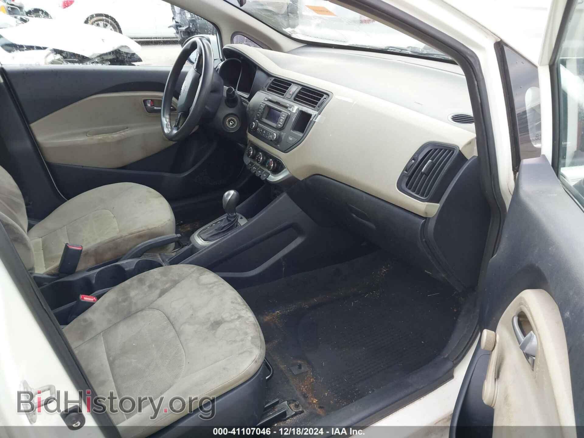 2013 KIA RIO - VIN: KNADM5A36D6160931 - Фото 5
