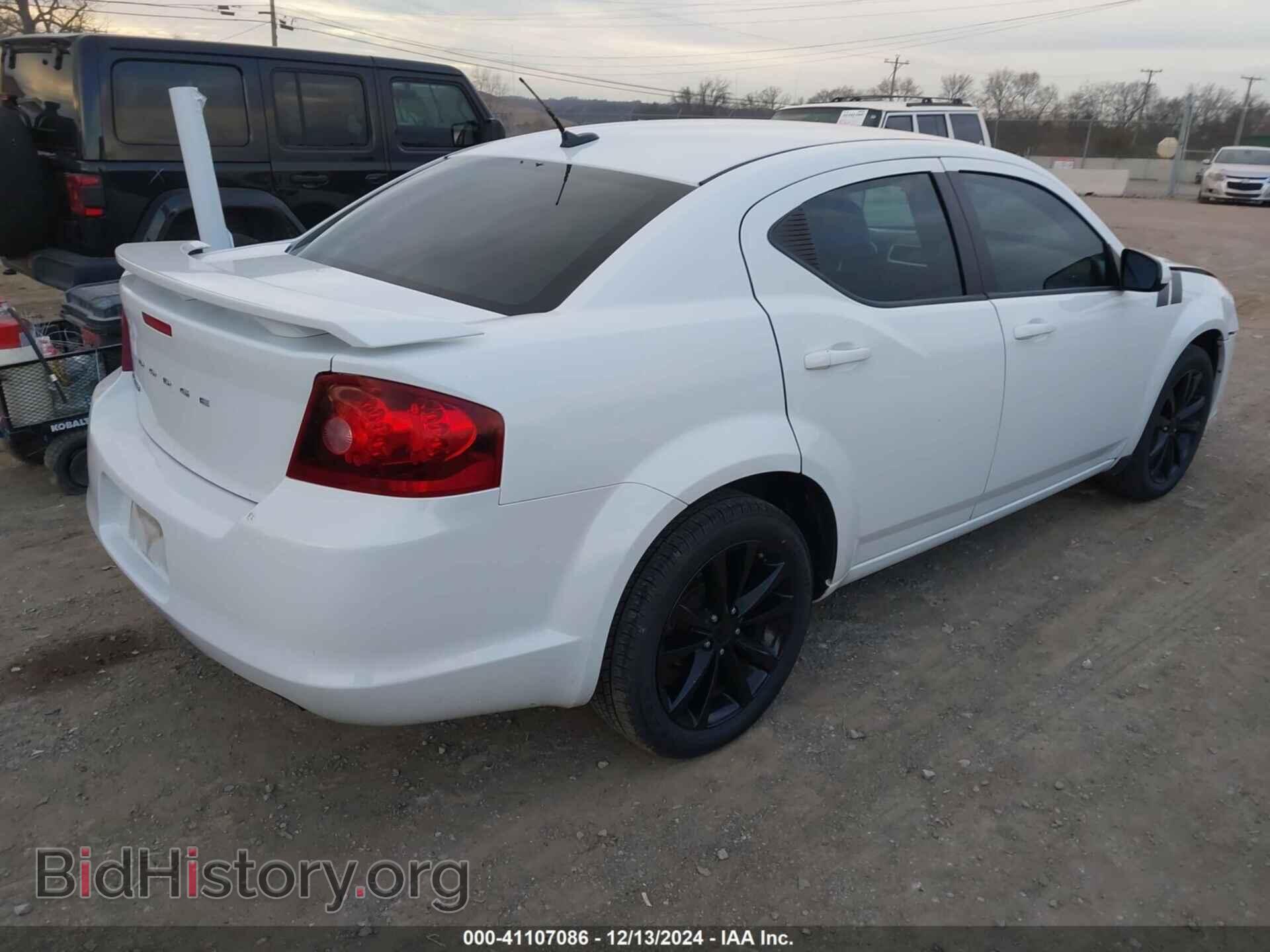 2013 DODGE AVENGER - VIN: 1C3CDZCB1DN720939 - Фото 4
