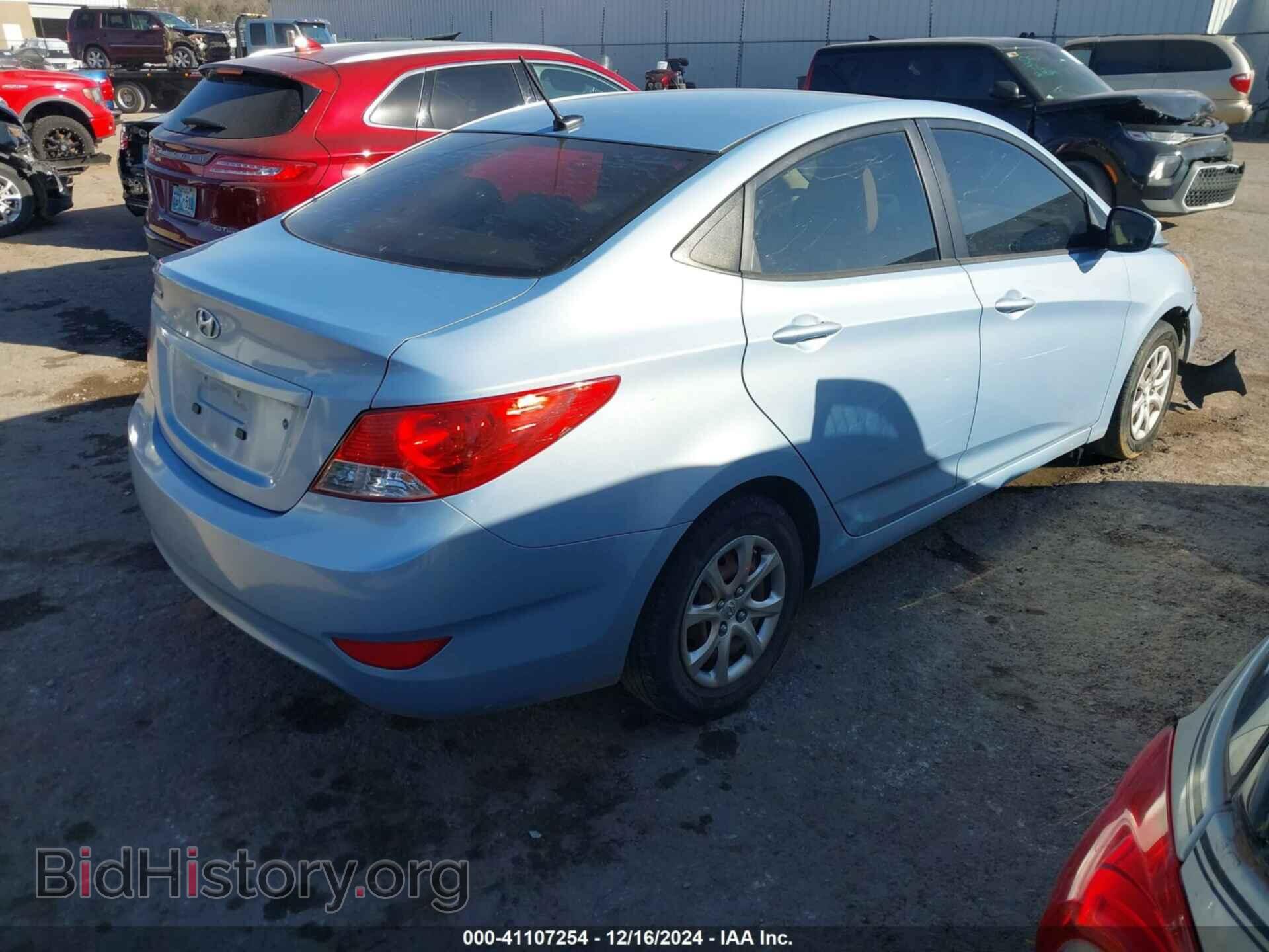 2013 HYUNDAI ACCENT - VIN: KMHCT4AE7DU535567 - Фото 4