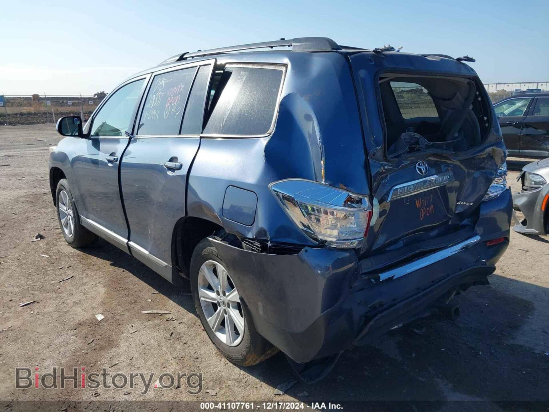 2013 TOYOTA HIGHLANDER - VIN: 5TDBK3EH8DS219911 - Фото 6