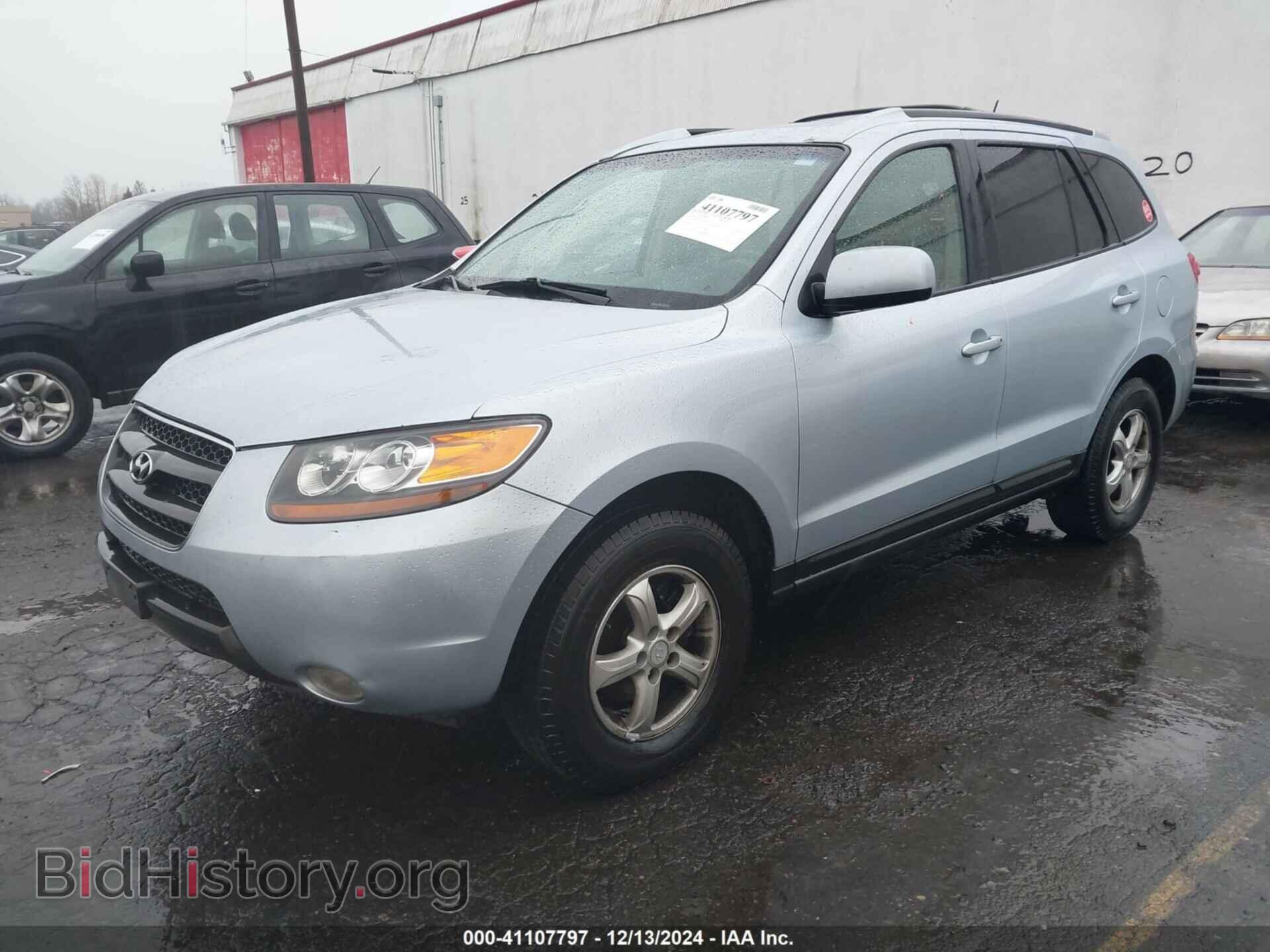 2007 HYUNDAI SANTA FE - VIN: 5NMSG13D47H051228 - Фото 2