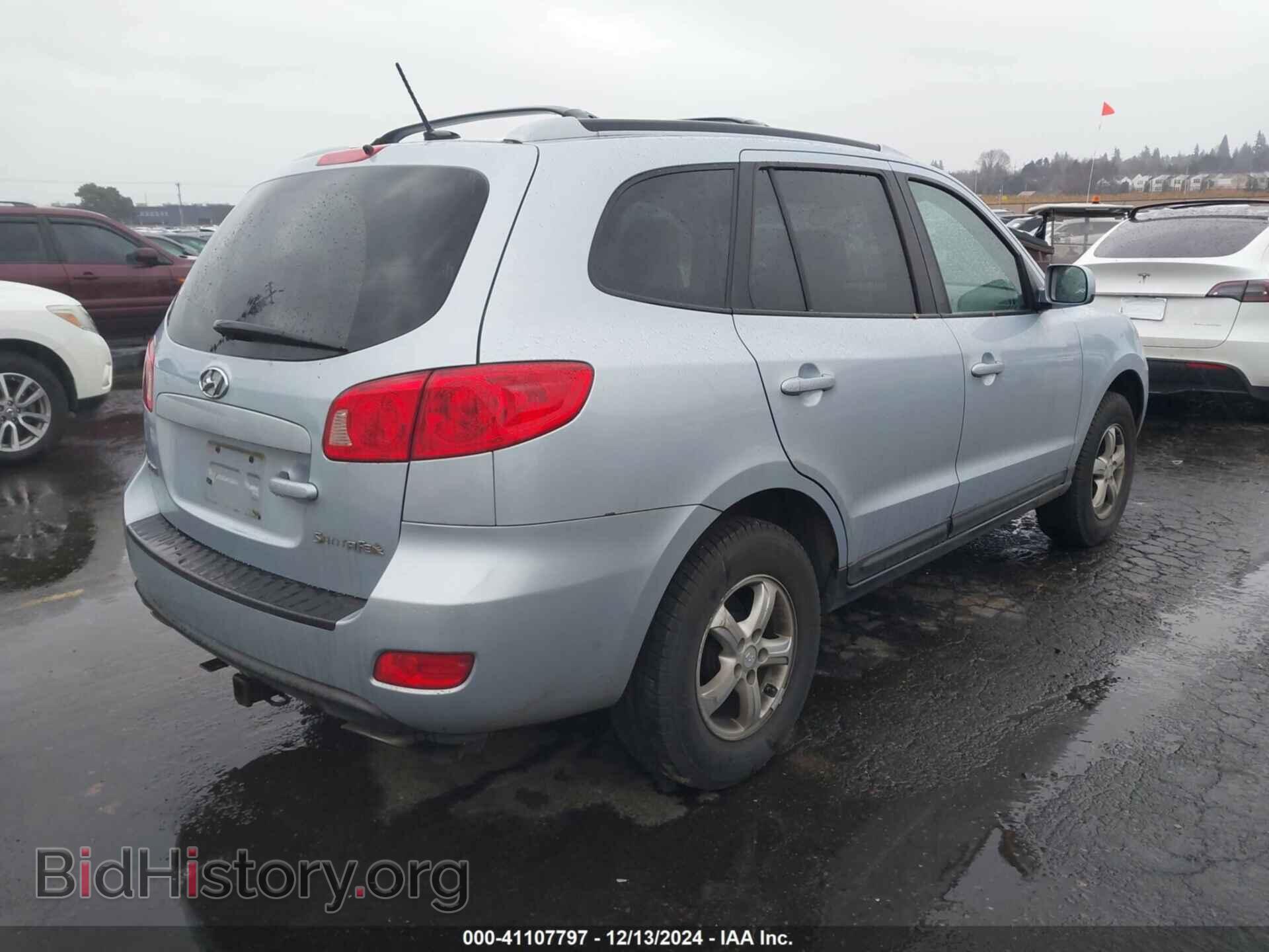 2007 HYUNDAI SANTA FE - VIN: 5NMSG13D47H051228 - Фото 4