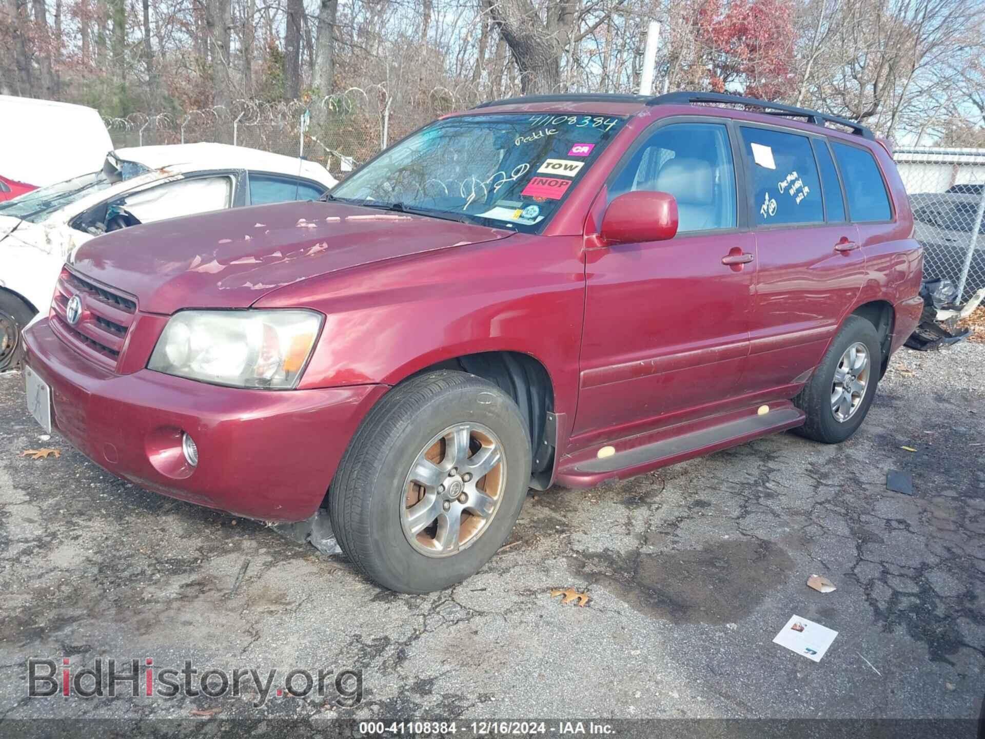 2007 TOYOTA HIGHLANDER - VIN: JTEDP21A770132291 - Фото 2