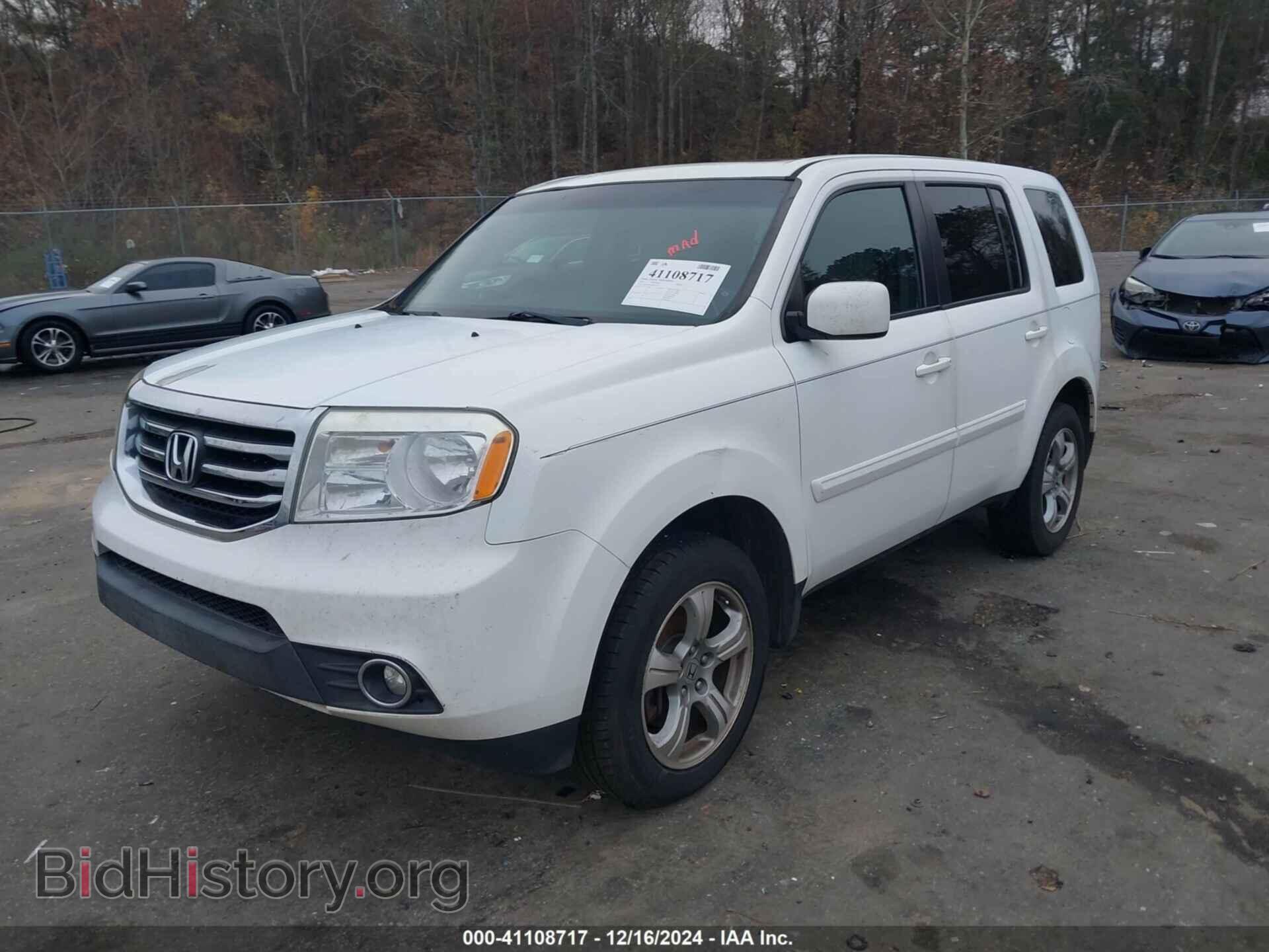 2014 HONDA PILOT - VIN: 5FNYF3H62EB025924 - Фото 2