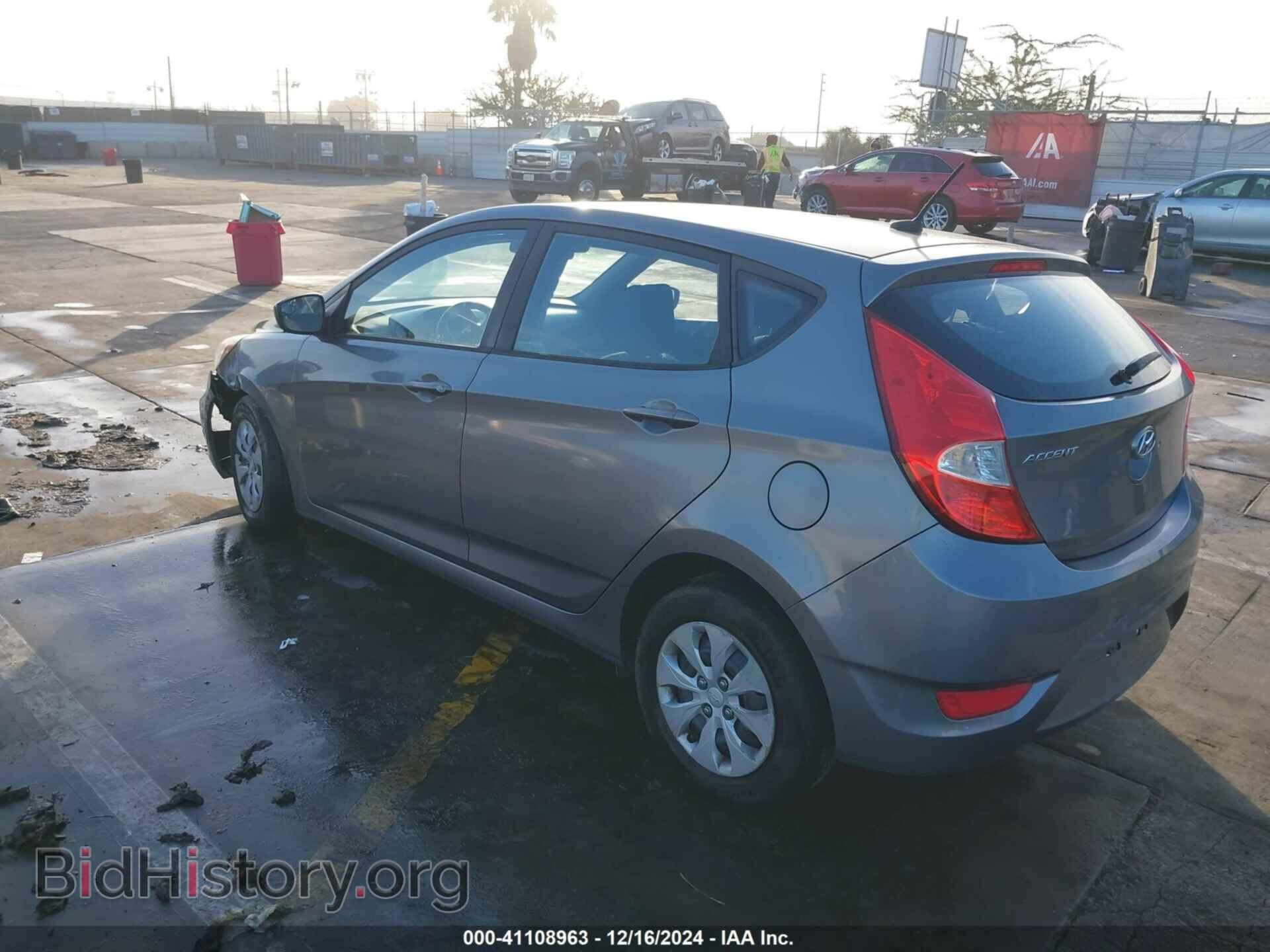 2015 HYUNDAI ACCENT - VIN: KMHCT5AE8FU201038 - Фото 3