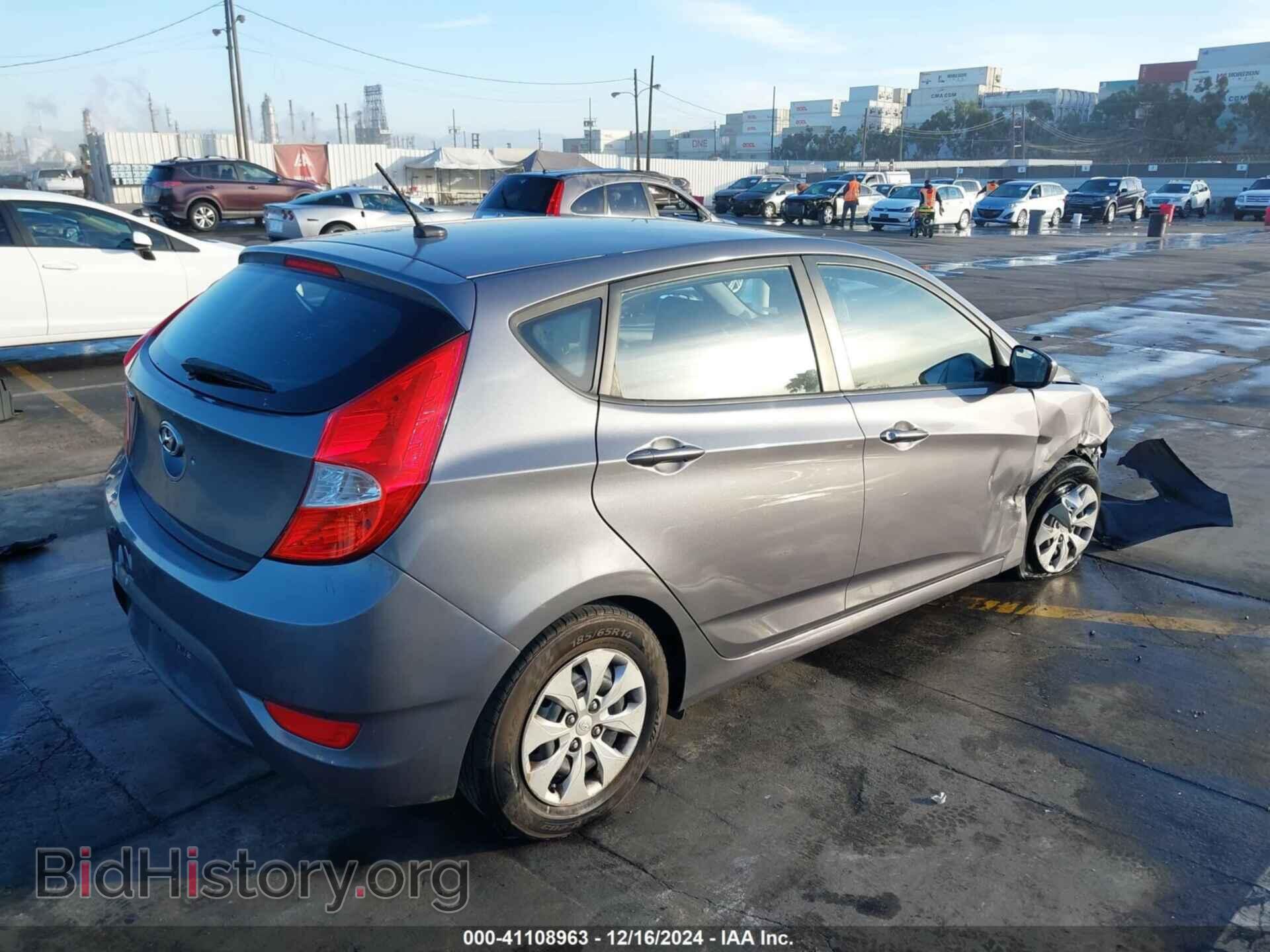 2015 HYUNDAI ACCENT - VIN: KMHCT5AE8FU201038 - Фото 4