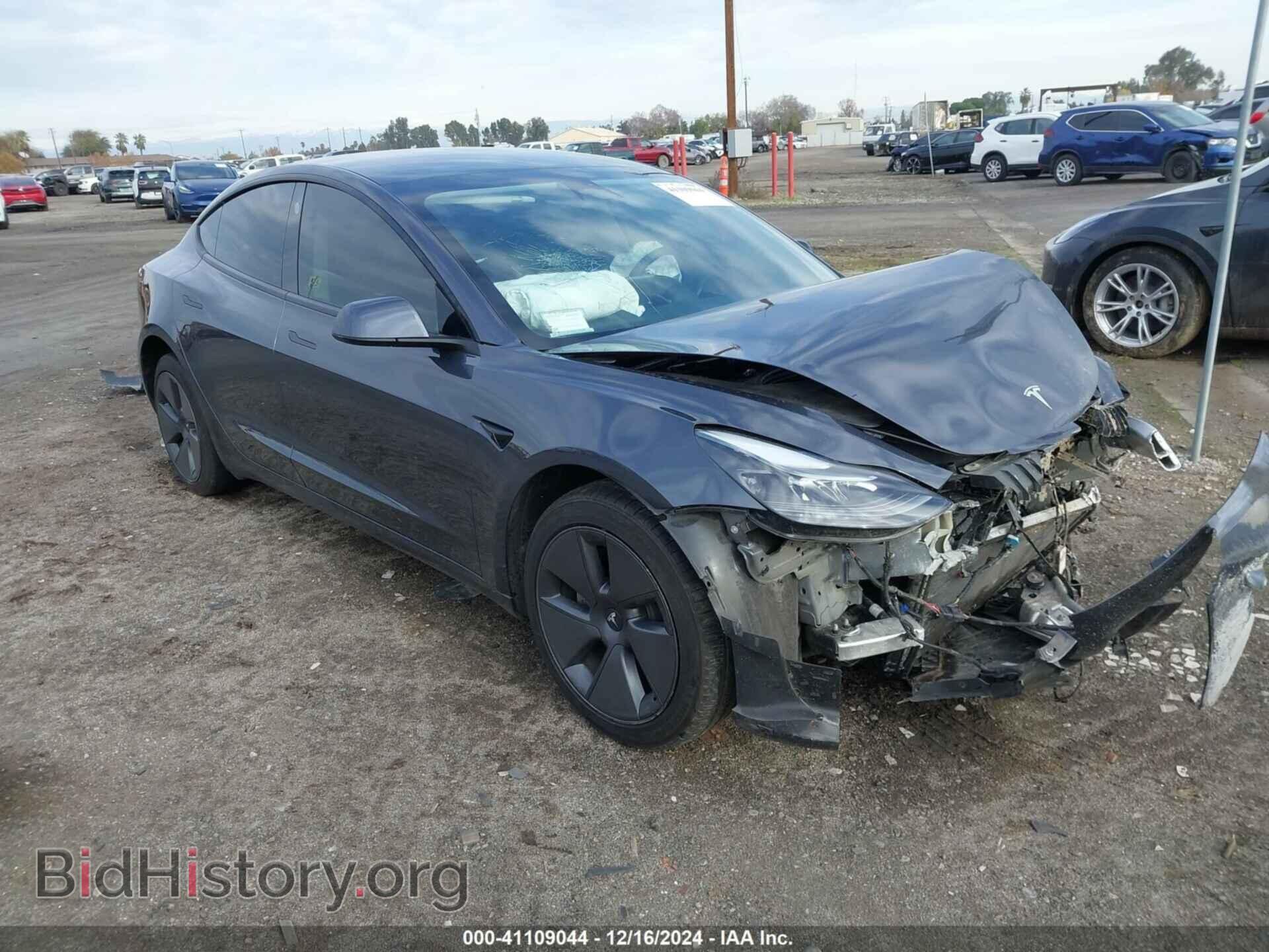 Photo 5YJ3E1EA4NF374433 - TESLA MODEL 3 2022