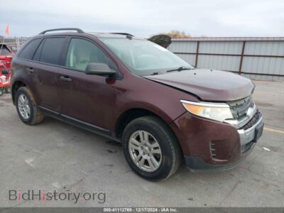 2012 Ford EDGE SE, красный — VIN 2FMDK3GC8CBA27121, IAAI