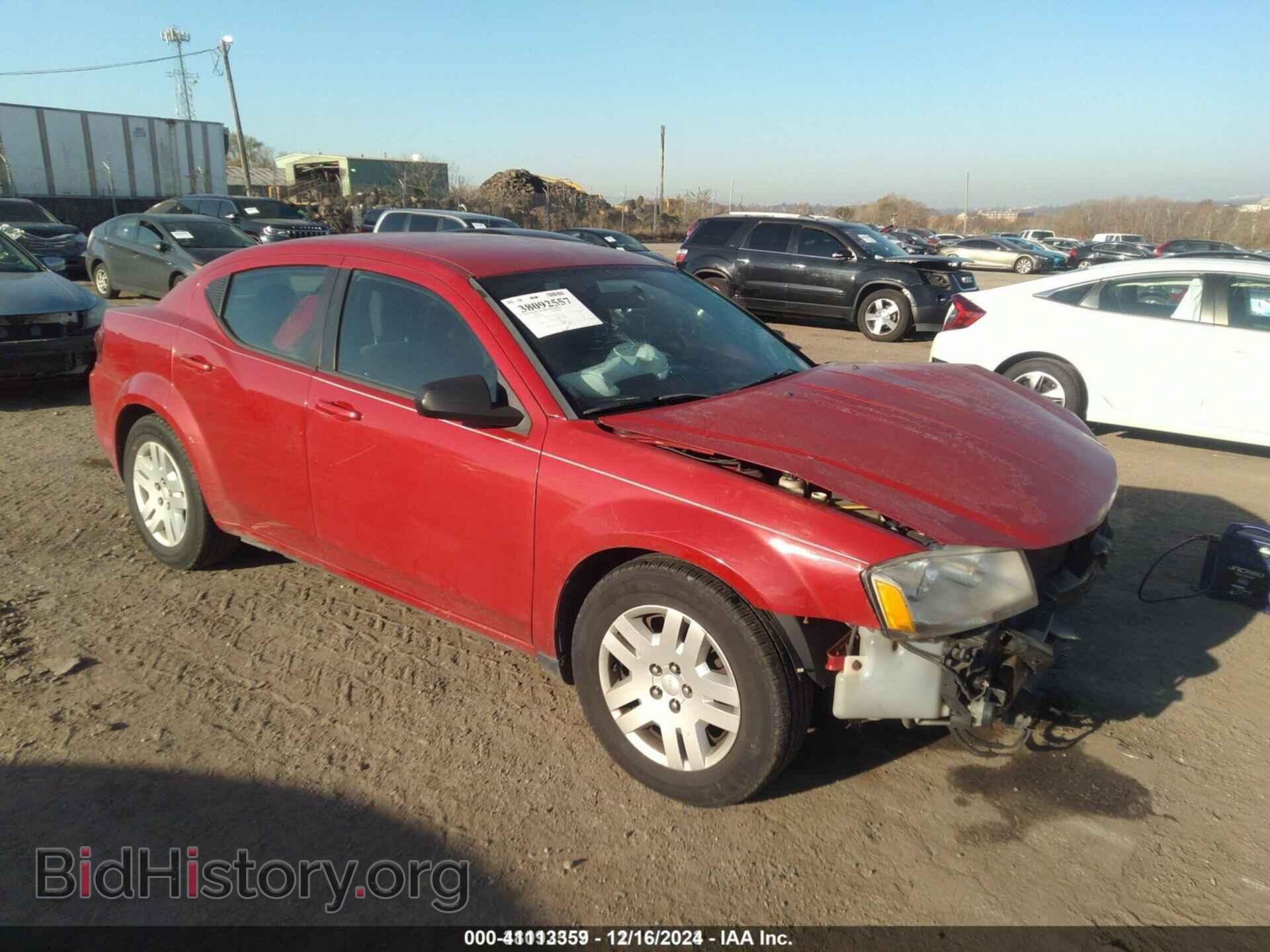 Photo 1C3CDZAB0CN265471 - DODGE AVENGER 2012