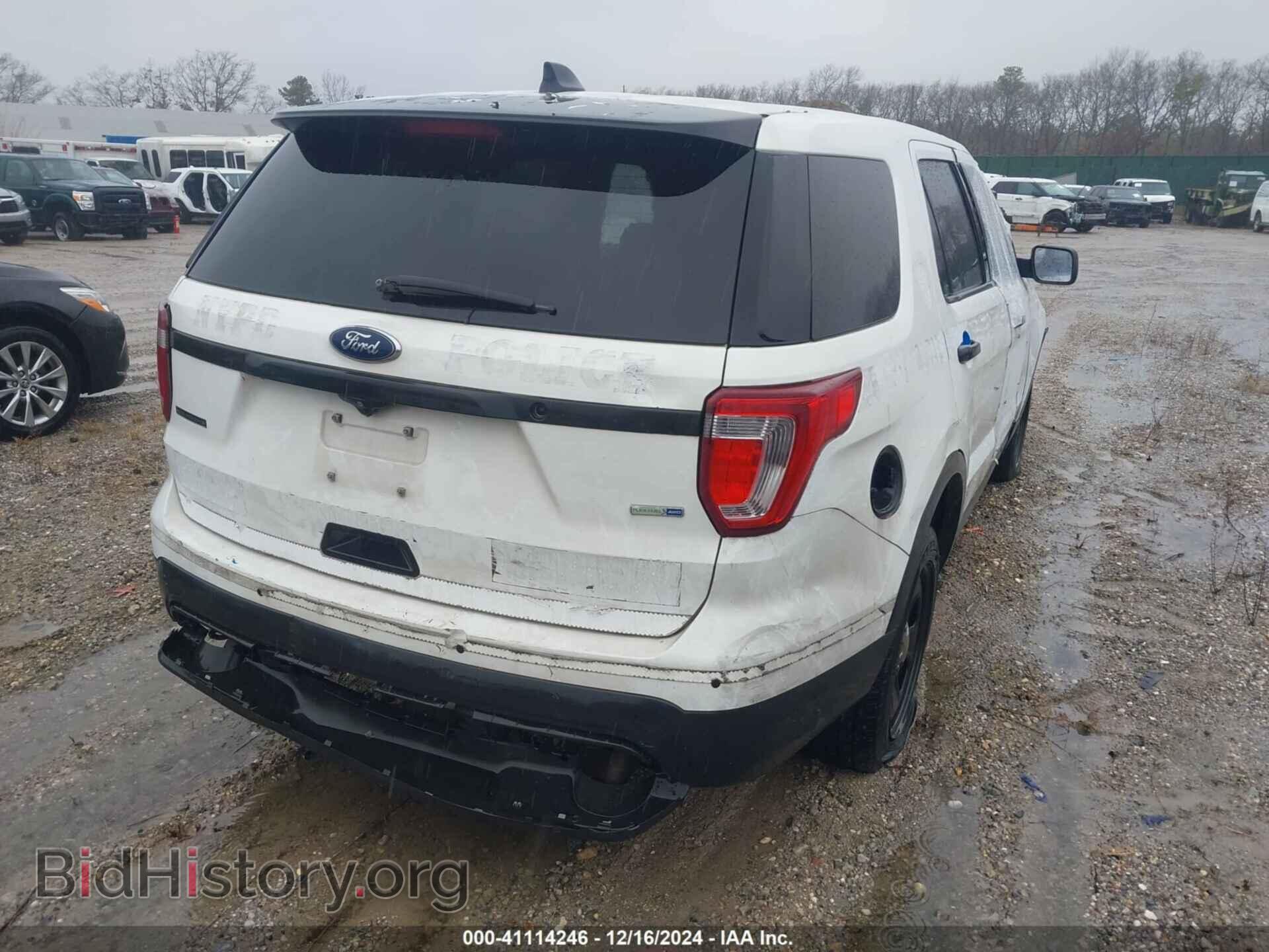 2018 FORD POLICE INTERCEPTOR UTILITY - VIN: 1FM5K8AR3JGB19225 - Photo 4