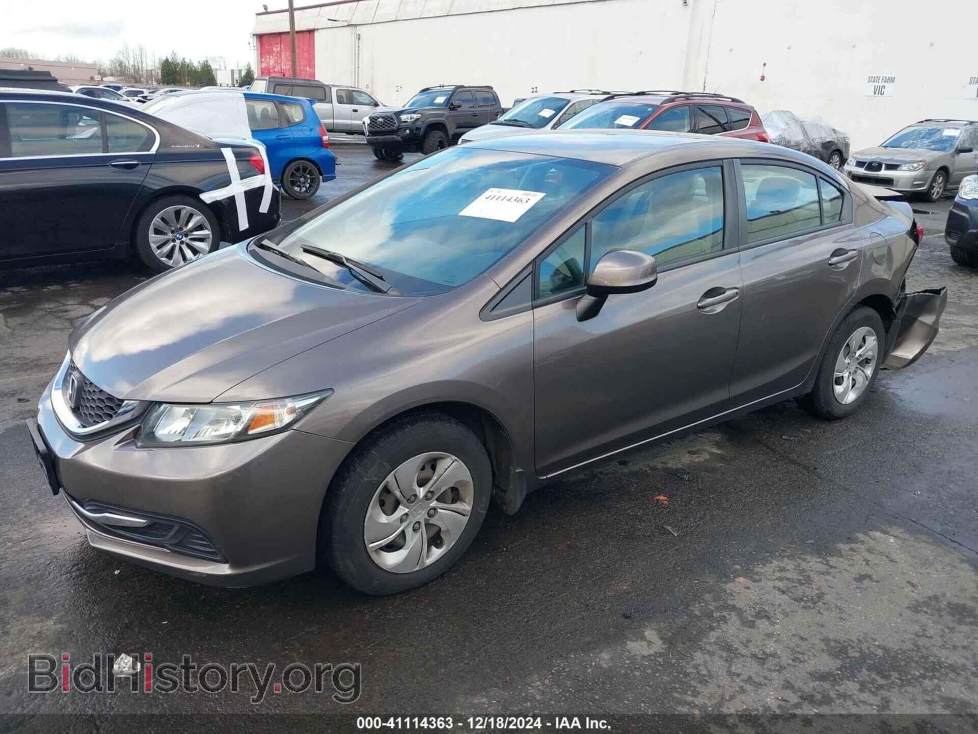 2013 HONDA CIVIC - VIN: 2HGFB2F59DH501832 - Фото 2