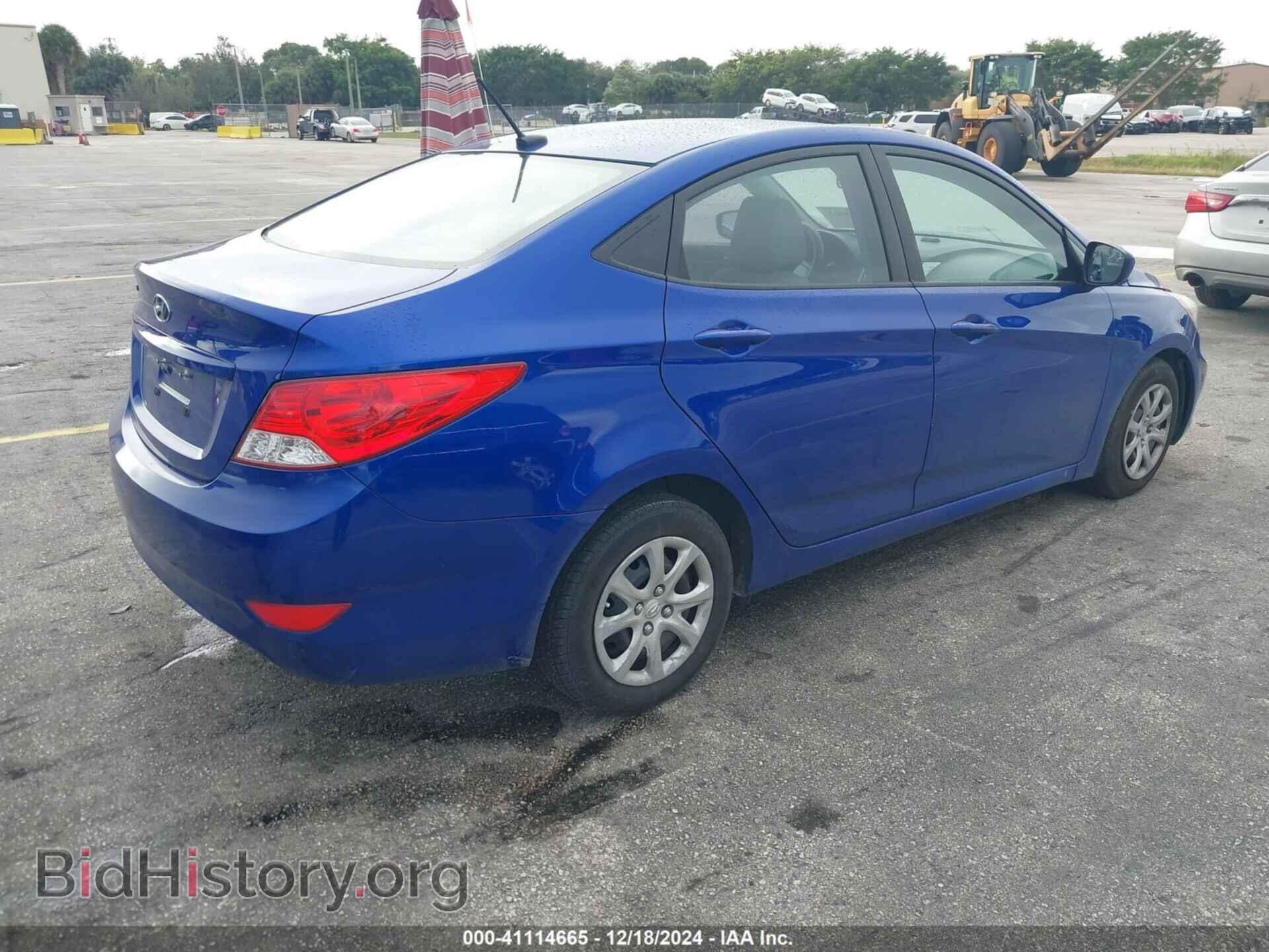 2013 HYUNDAI ACCENT - VIN: KMHCT4AE7DU575910 - Фото 4
