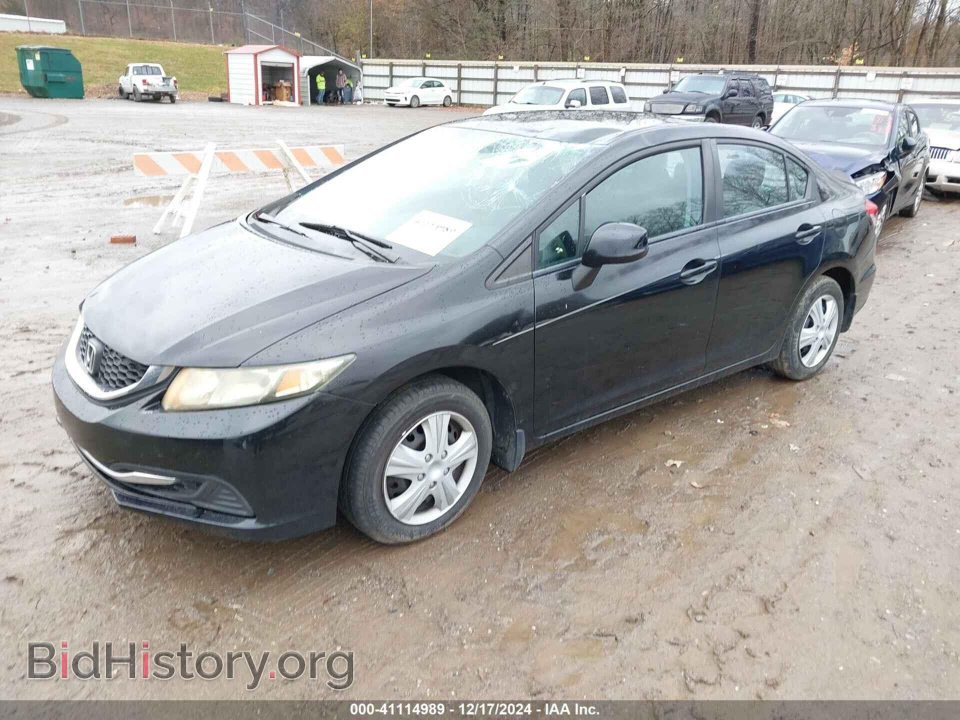 2013 HONDA CIVIC - VIN: 2HGFB2F59DH558404 - Фото 2
