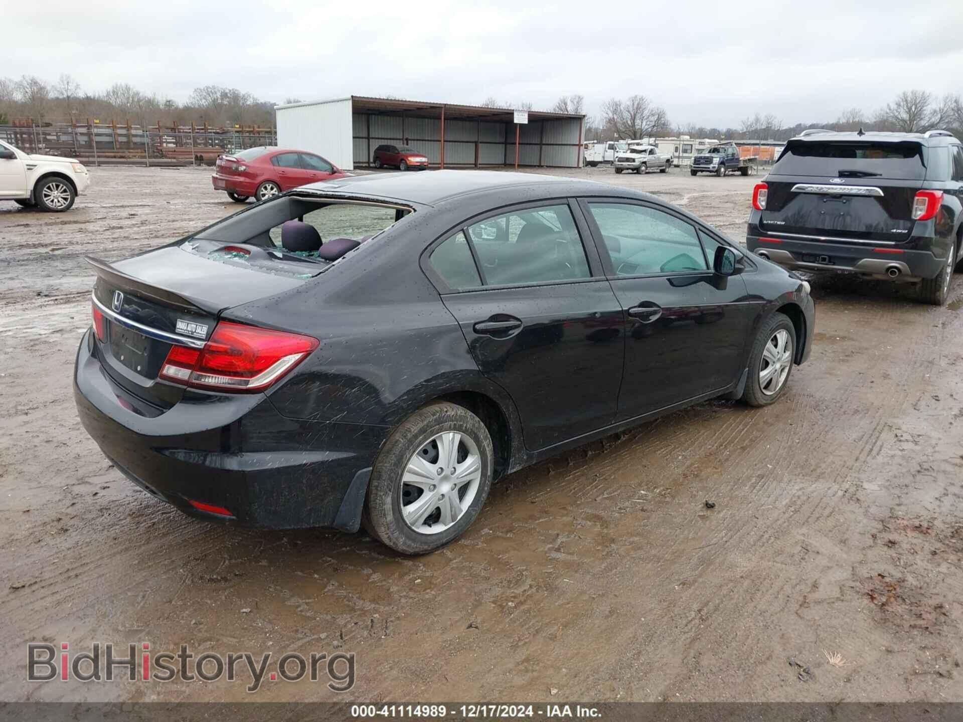 2013 HONDA CIVIC - VIN: 2HGFB2F59DH558404 - Фото 4