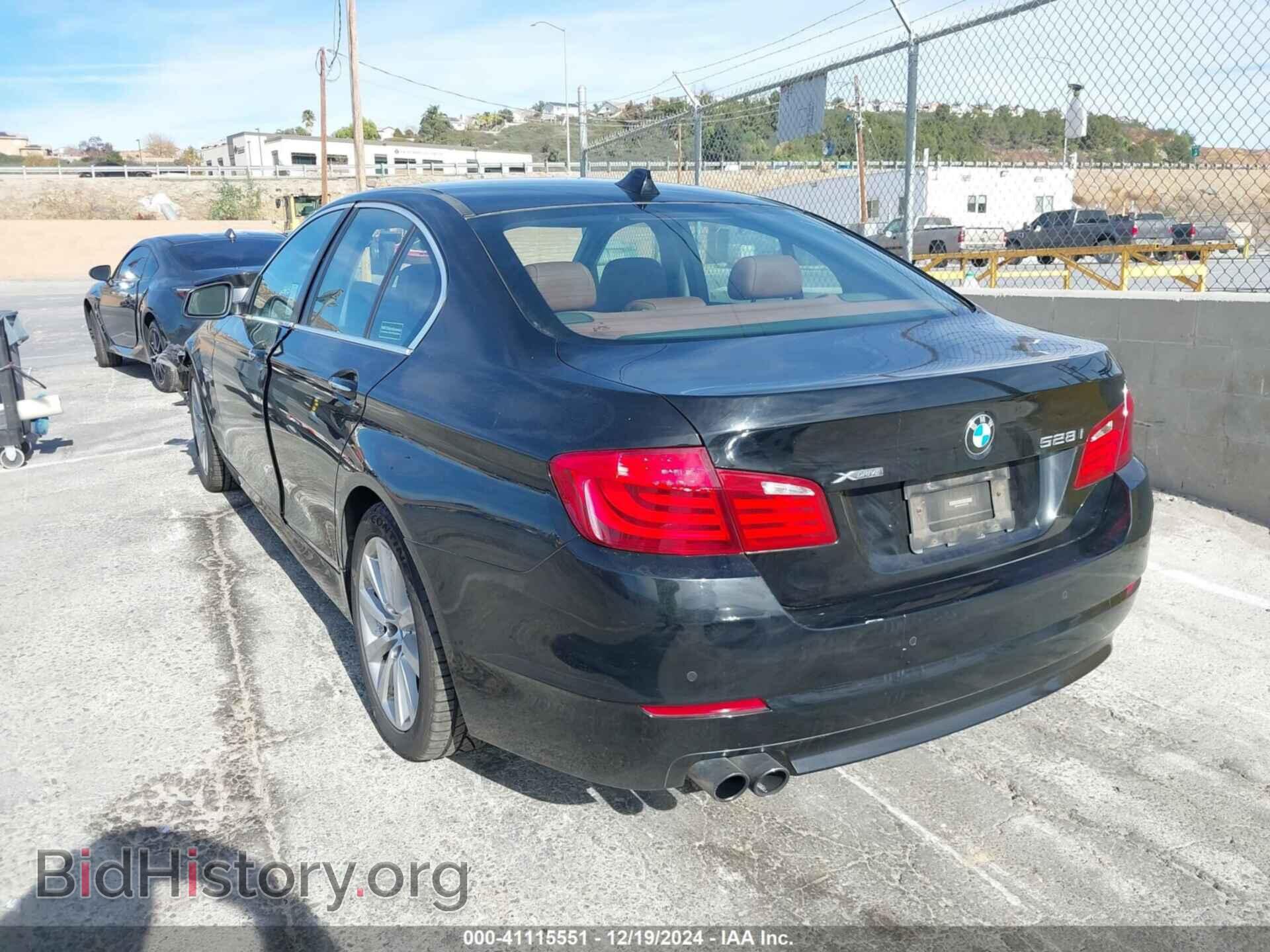 2013 BMW 528I - VIN: WBAXH5C57DD107375 - Фото 3
