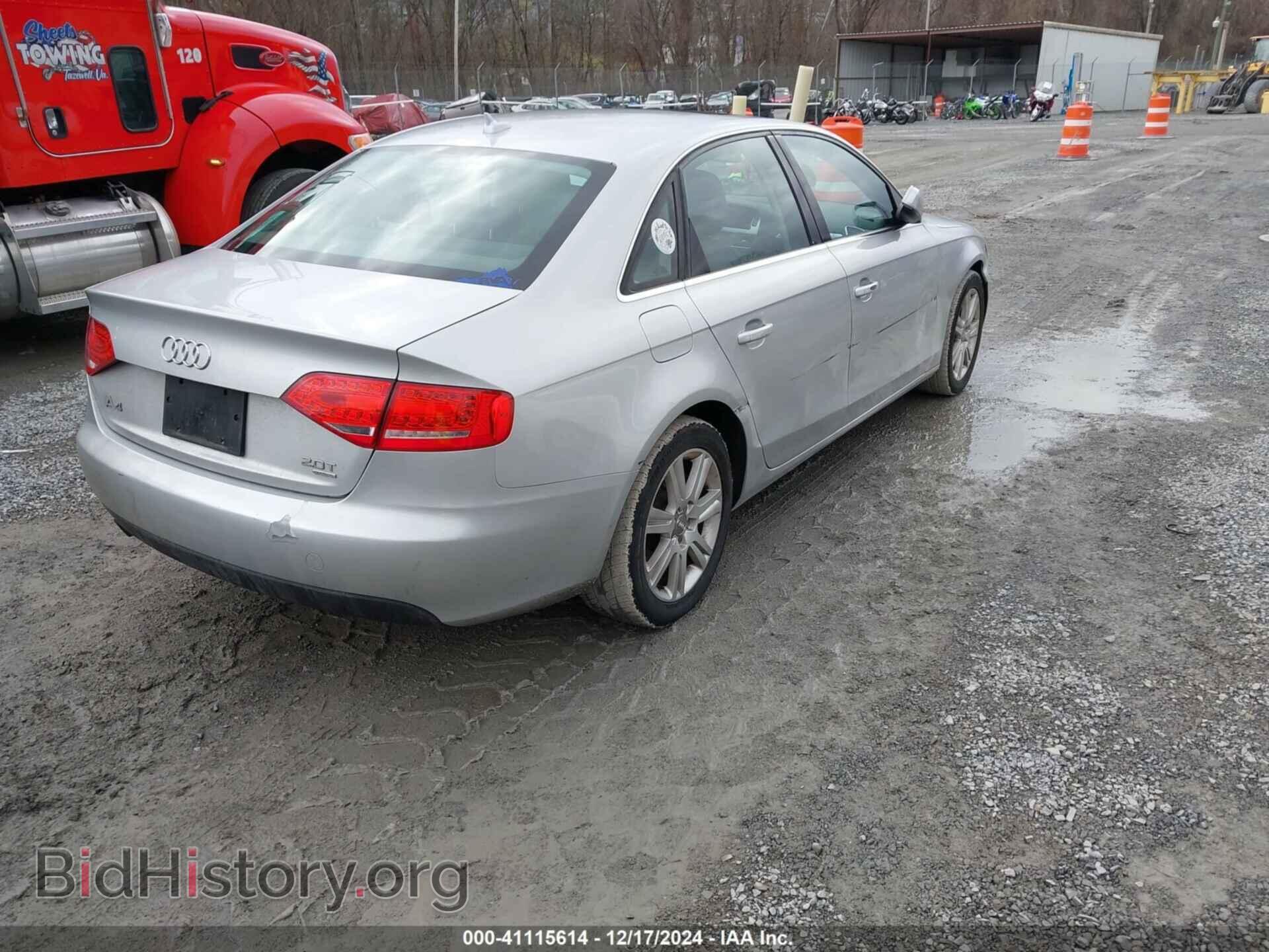 2012 AUDI A4 - VIN: WAUBFAFL4CN006368 - Фото 4