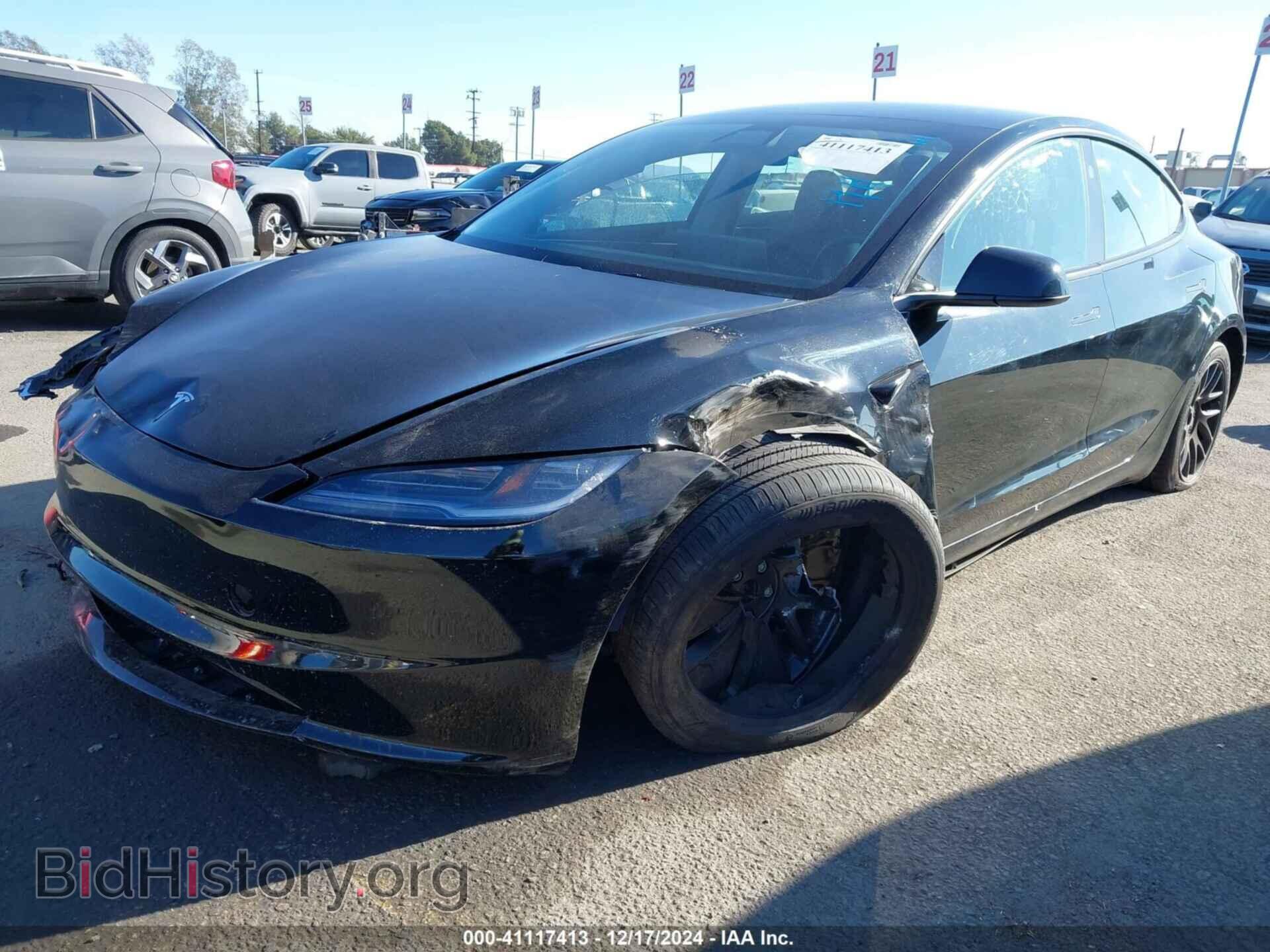 2024 TESLA MODEL 3 - VIN: 5YJ3E1EB4RF730796 - Фото 2