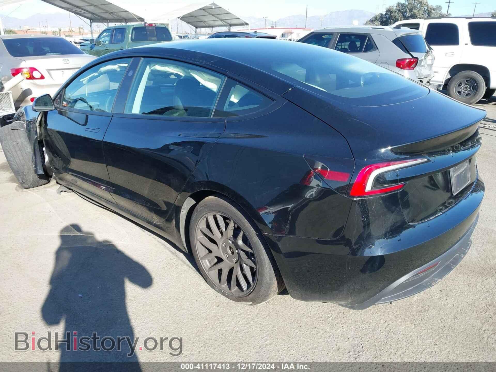 2024 TESLA MODEL 3 - VIN: 5YJ3E1EB4RF730796 - Фото 3