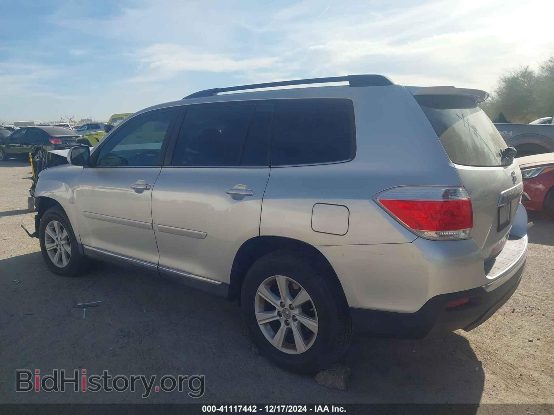 2012 TOYOTA HIGHLANDER - VIN: 5TDBK3EH5CS125130 - Фото 3